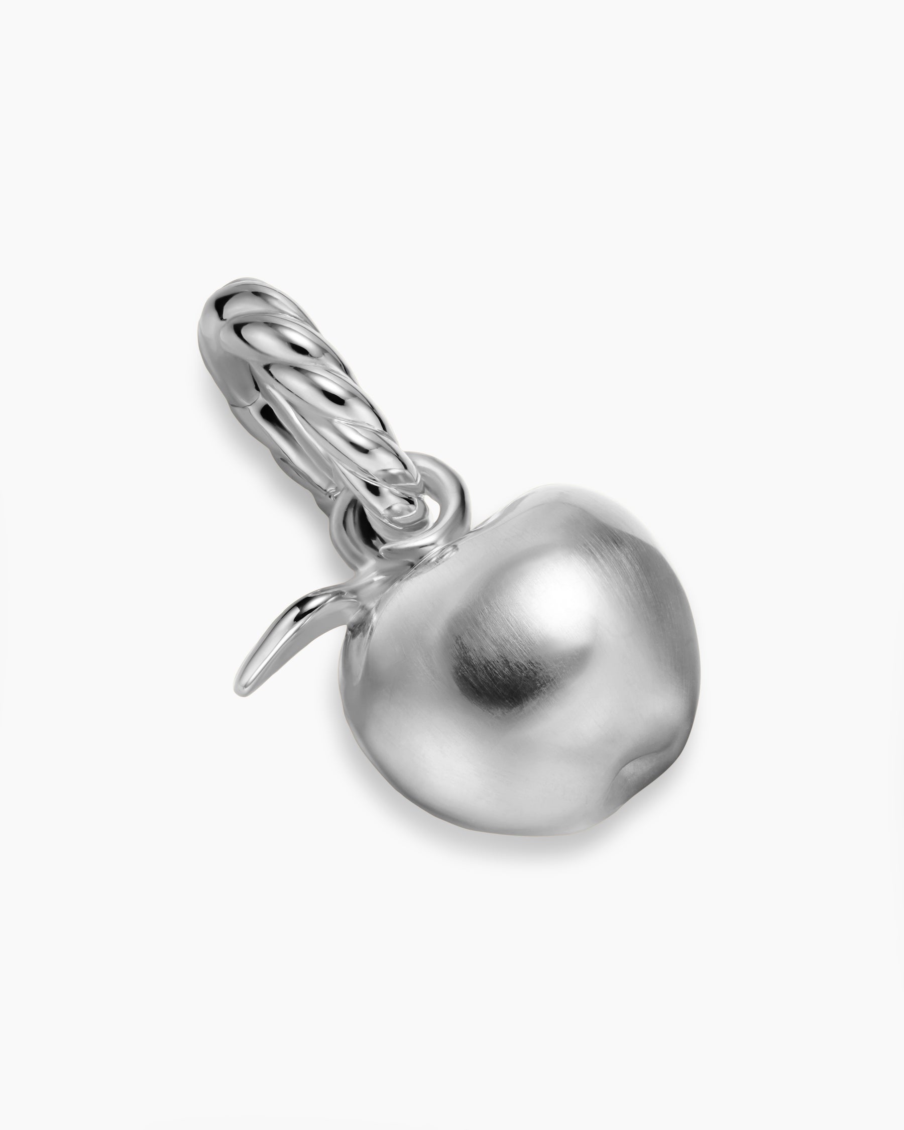 Petite Apple Amulet in Sterling Silver, 10mm - Image 3