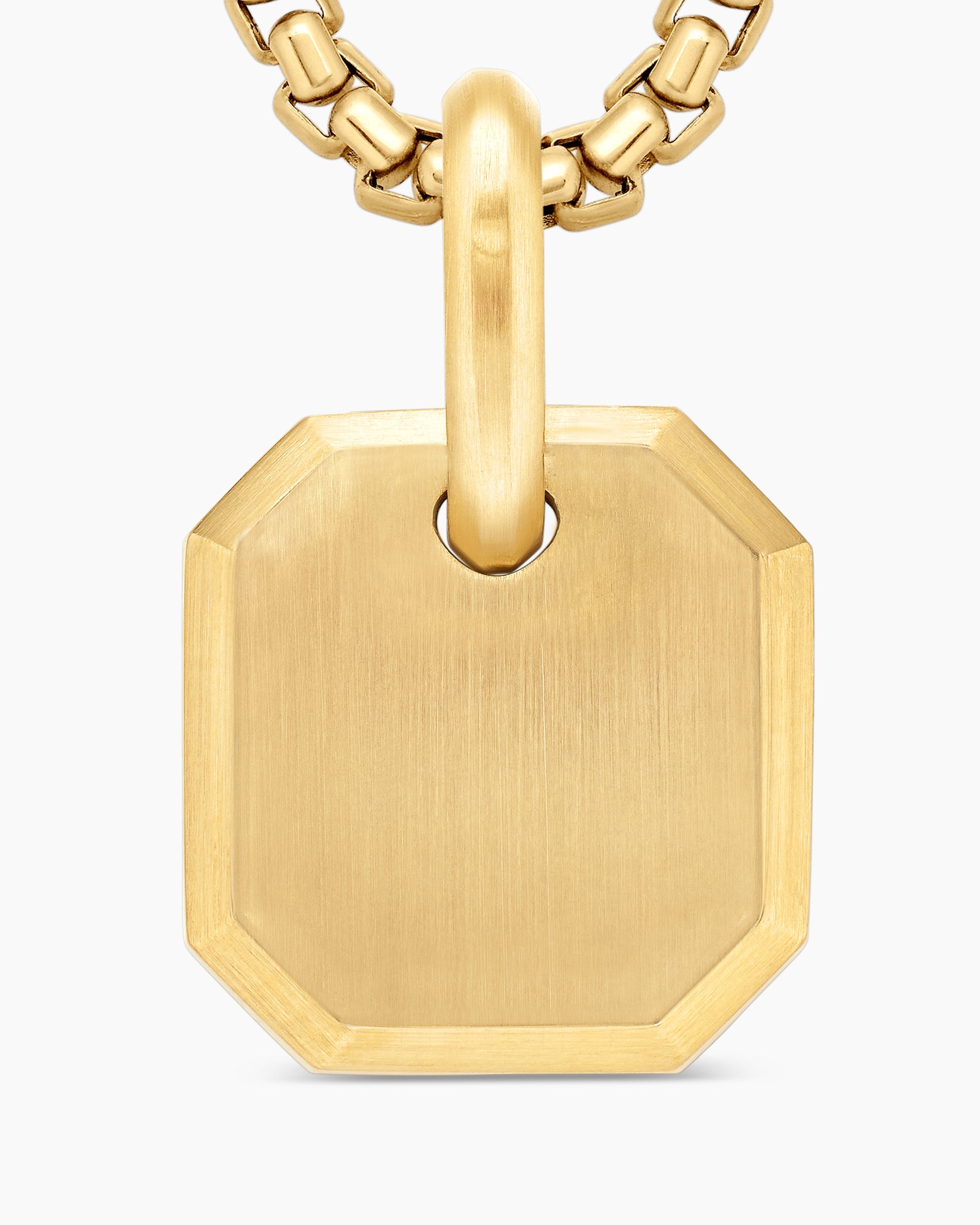 Octagonal Amulet in 18K Yellow Gold, 15mm - Image 5