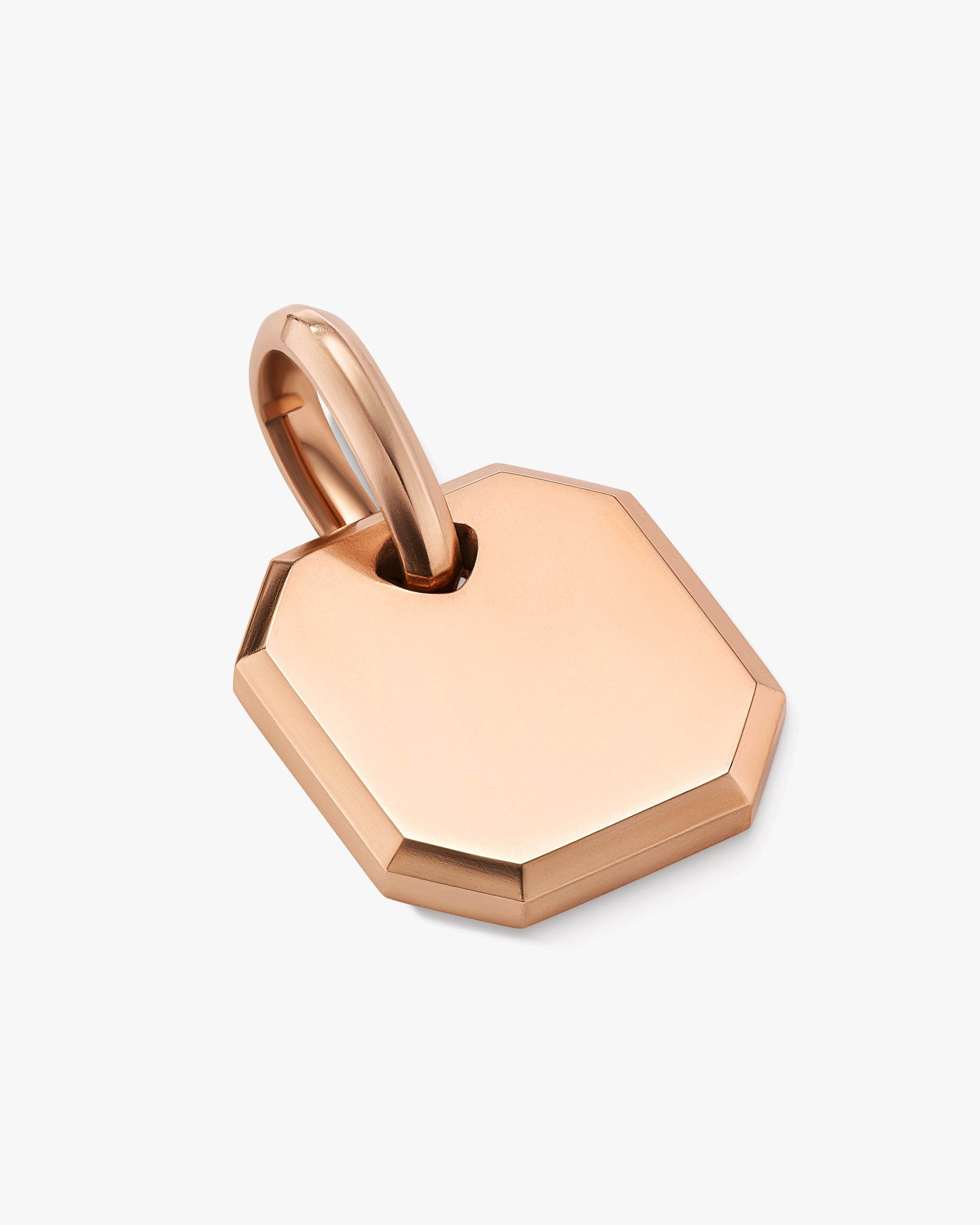 Octagonal Amulet in 18K Rose Gold, 15mm - Image 3