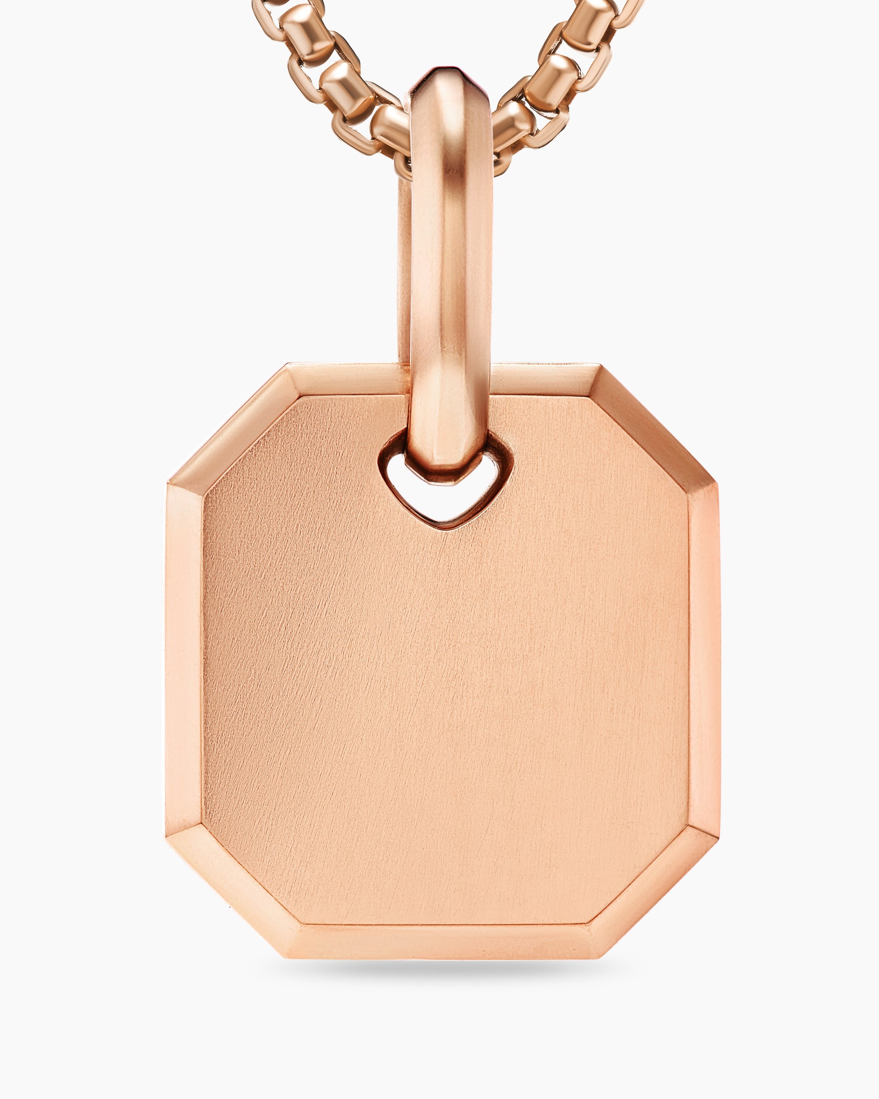 Octagonal Amulet in 18K Rose Gold, 15mm - Image 5