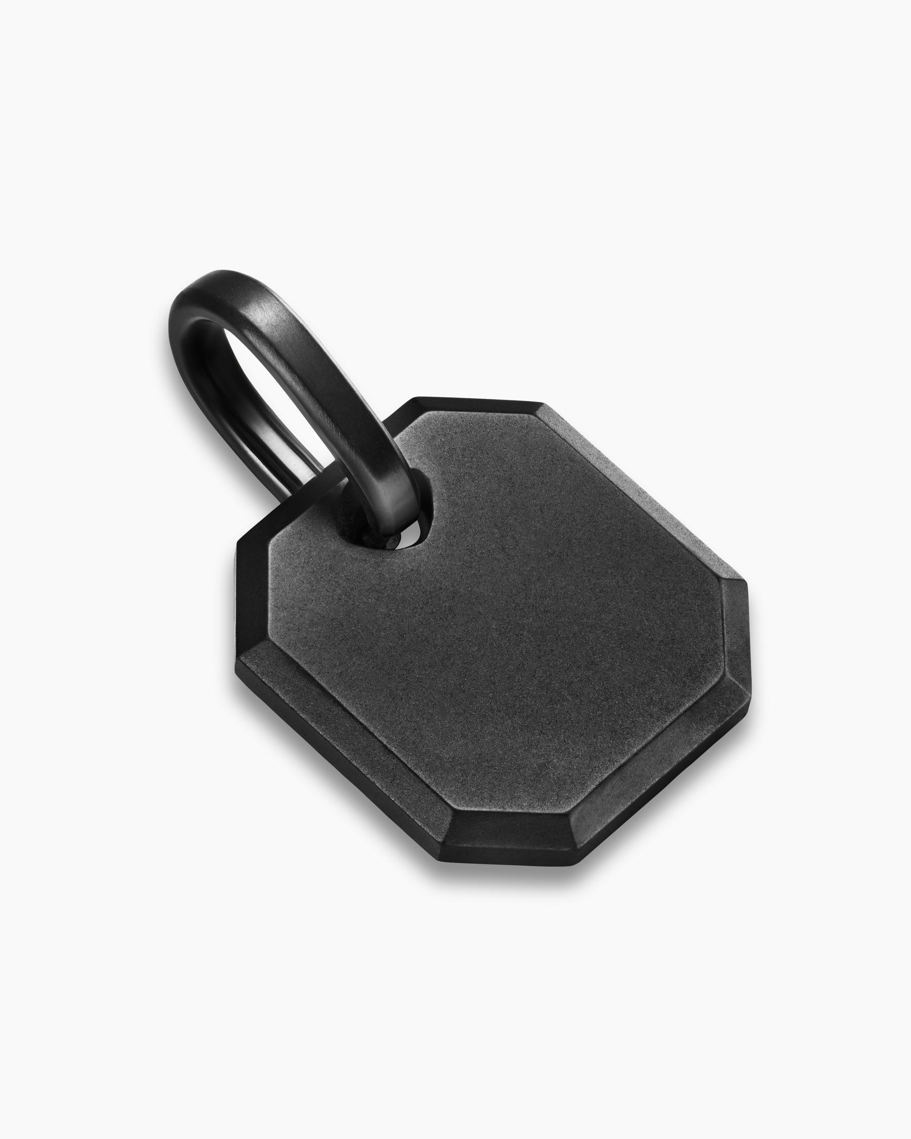 Octagonal Amulet in Black Titanium, 15mm - Image 3