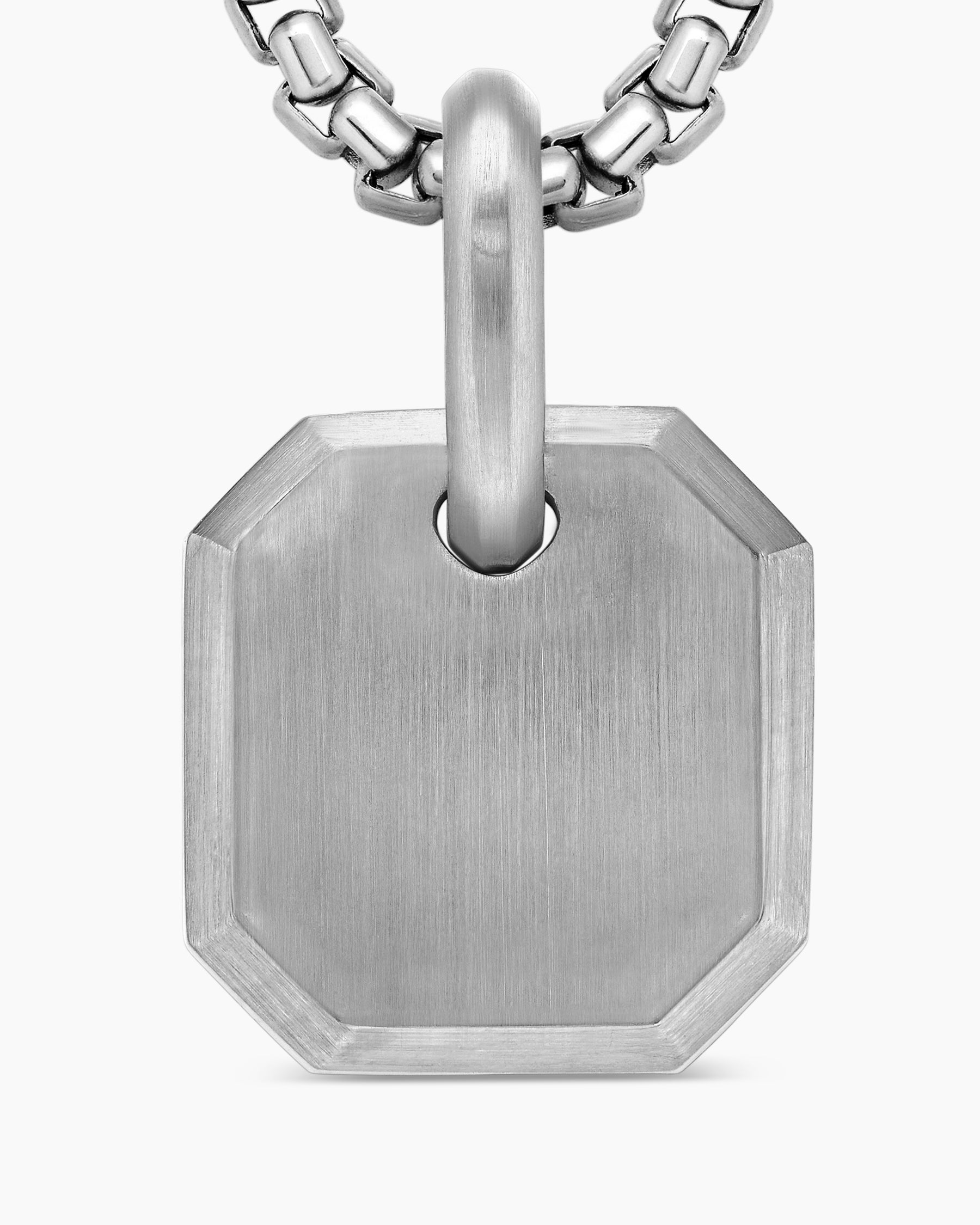 Octagonal Amulet in Platinum, 15mm - Image 4