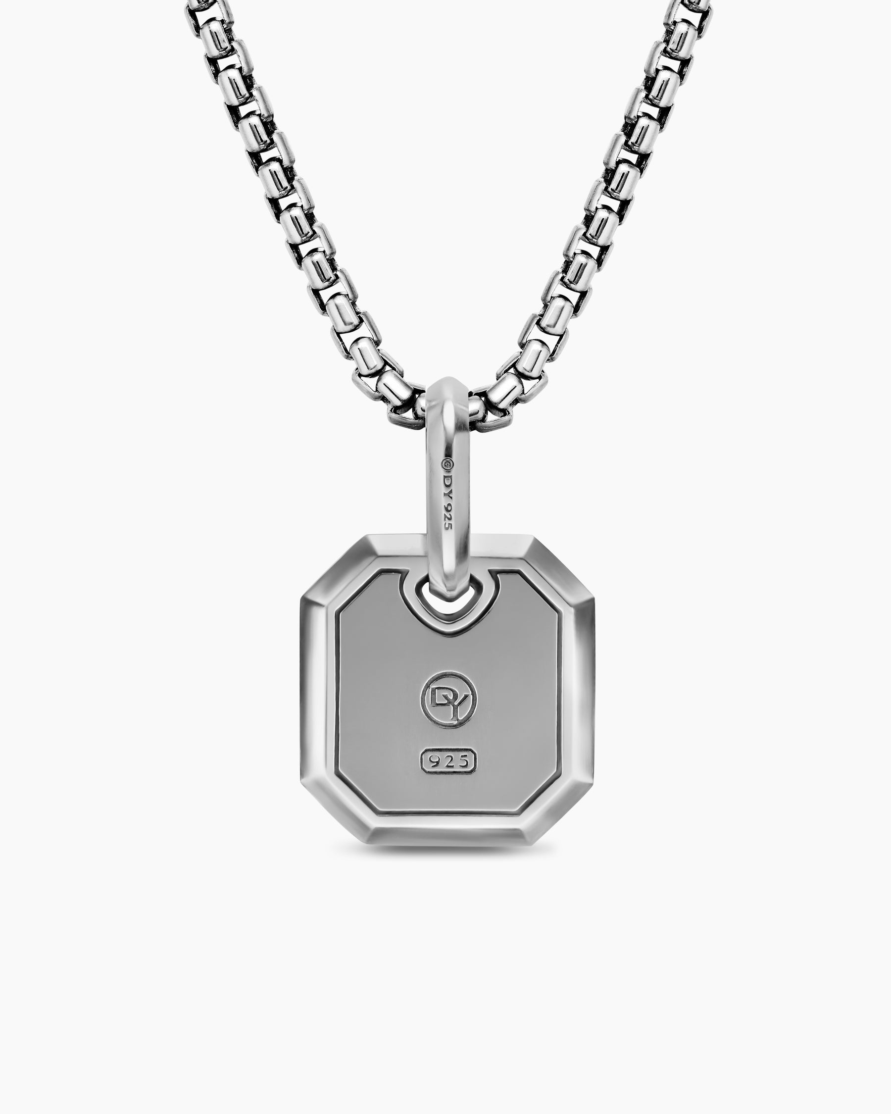 Octagonal Amulet in Sterling Silver, 15mm - Image 4