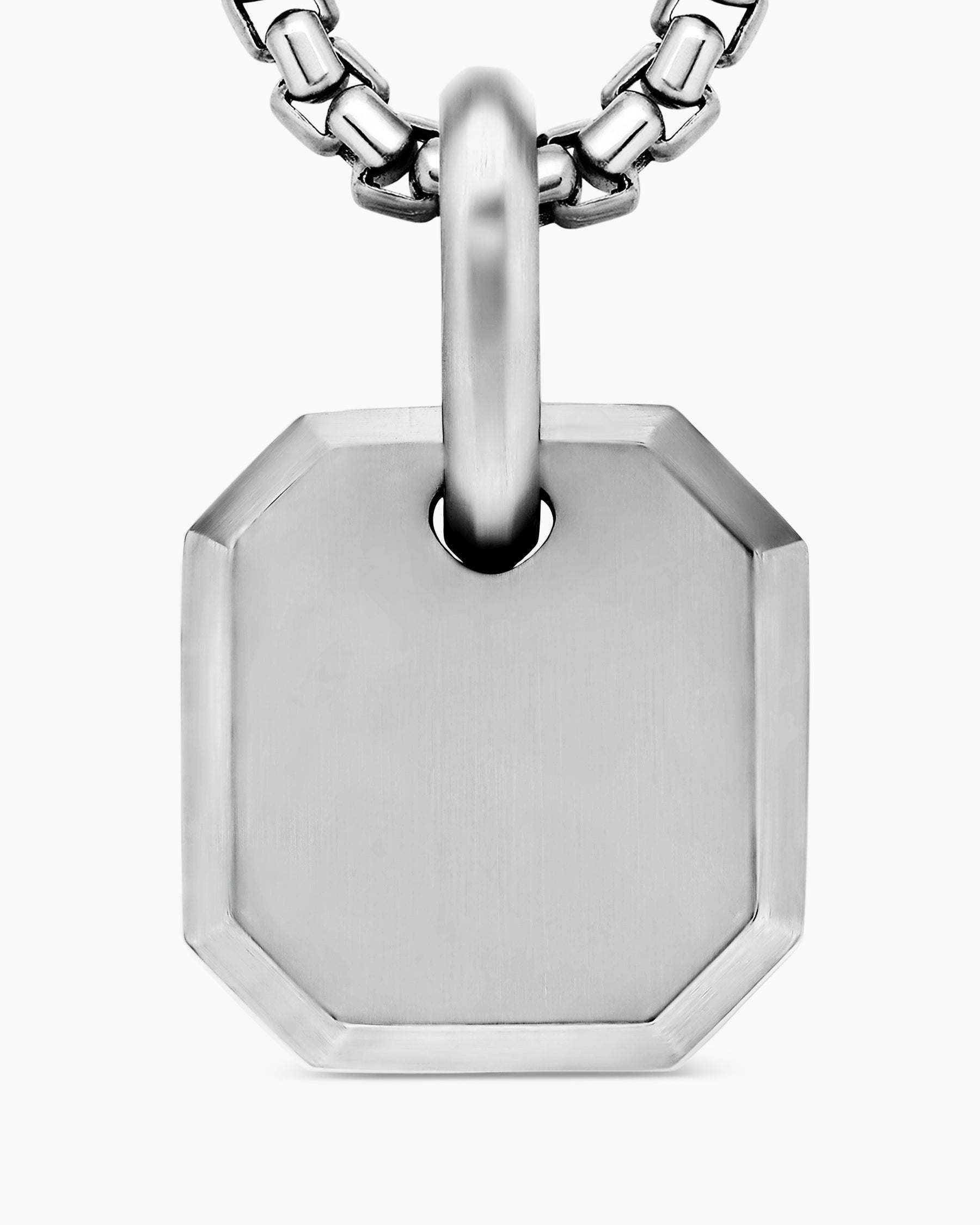 Octagonal Amulet in Sterling Silver, 15mm - Image 5
