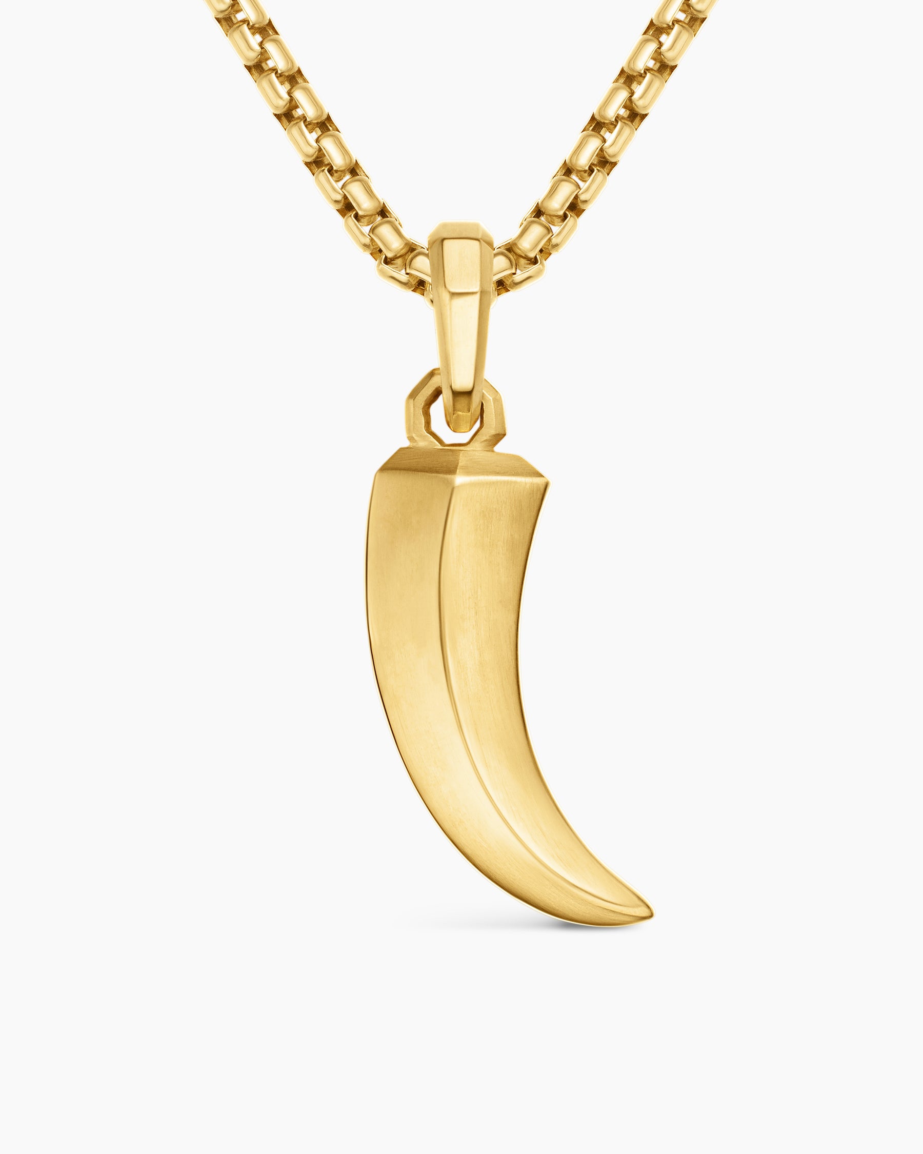 Claw Amulet in 18K Yellow Gold, 25mm