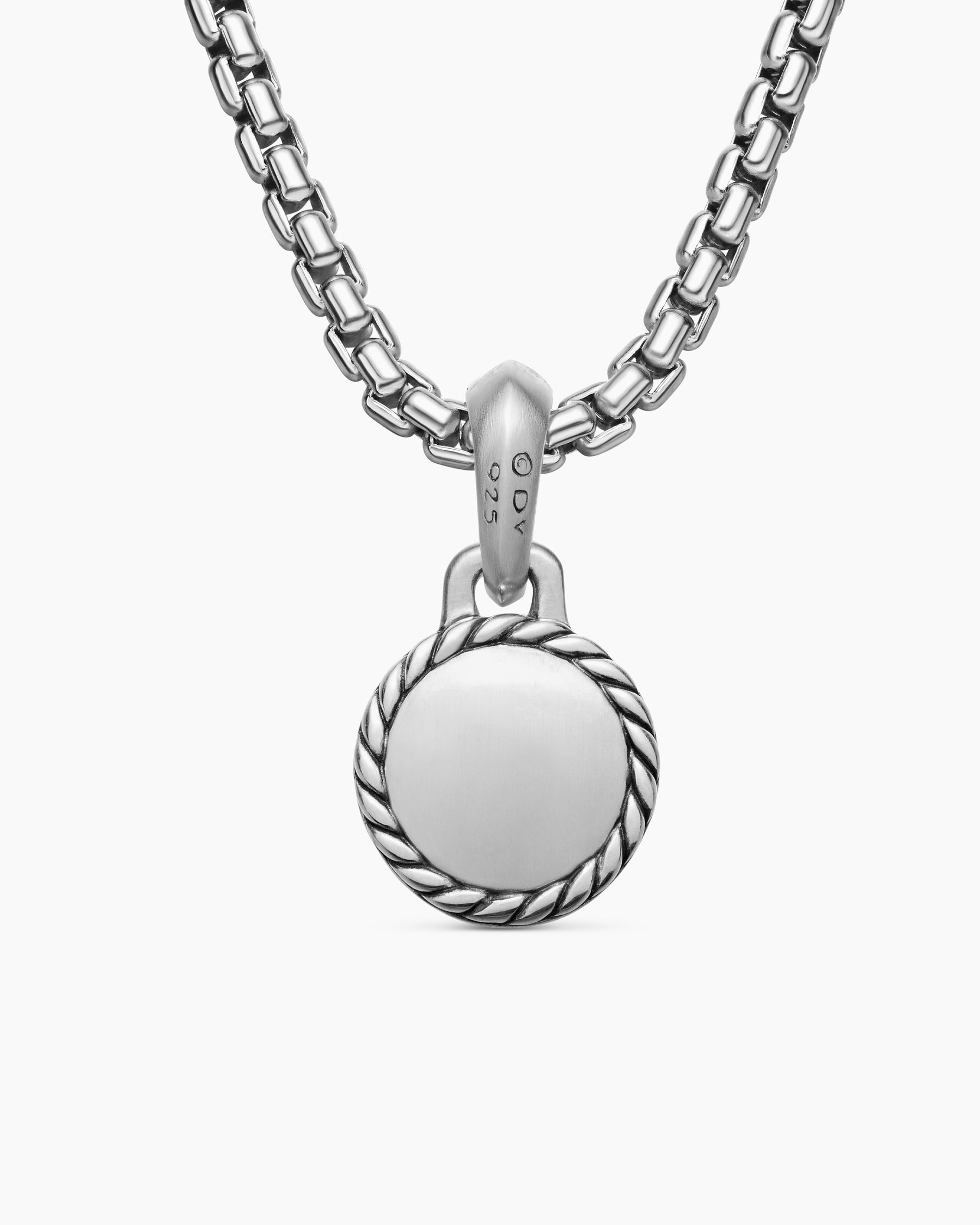 Evil Eye Amulet in Sterling Silver with Lapis, 14.5mm - Image 4