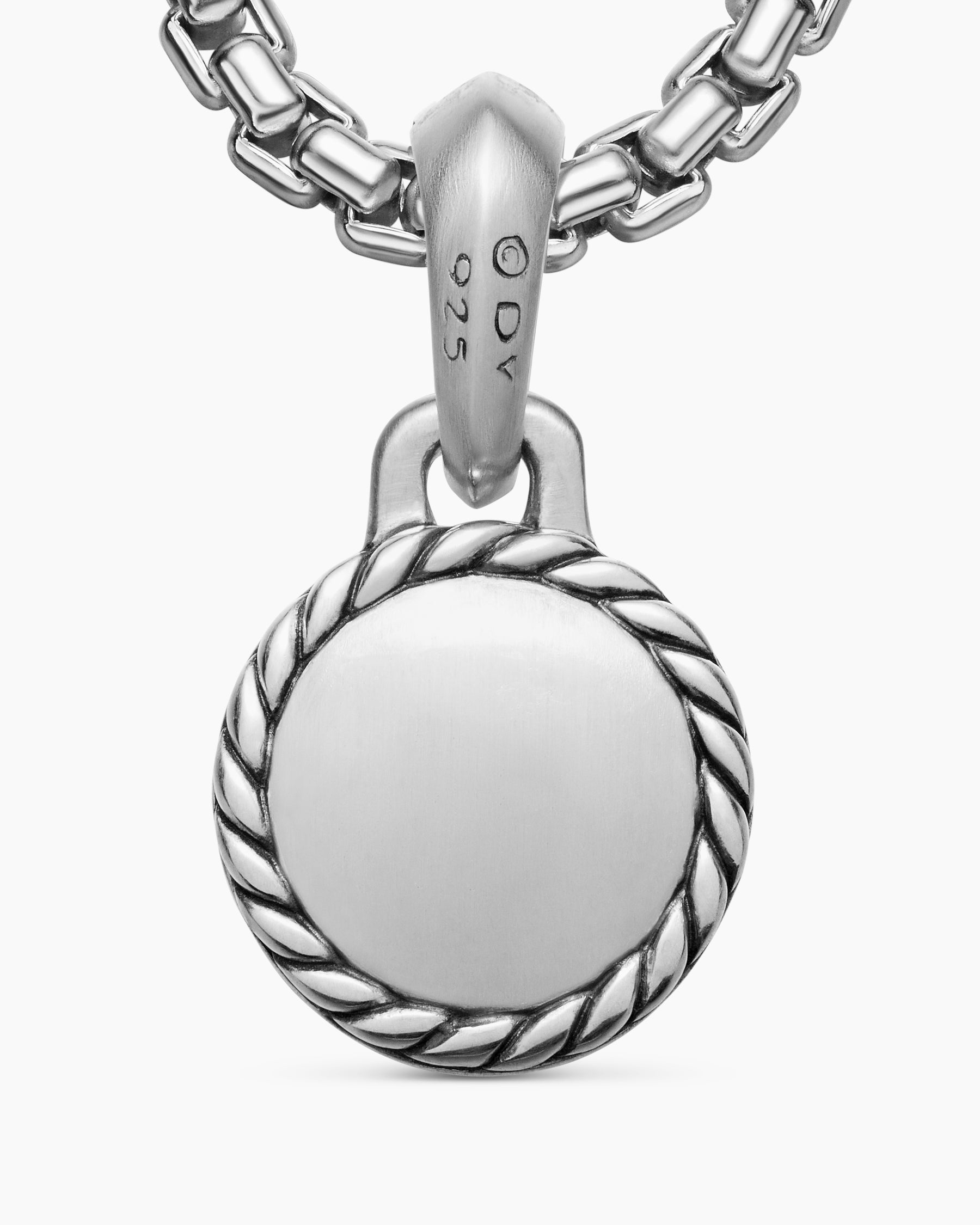 Evil Eye Amulet in Sterling Silver with Lapis, 14.5mm - Image 6