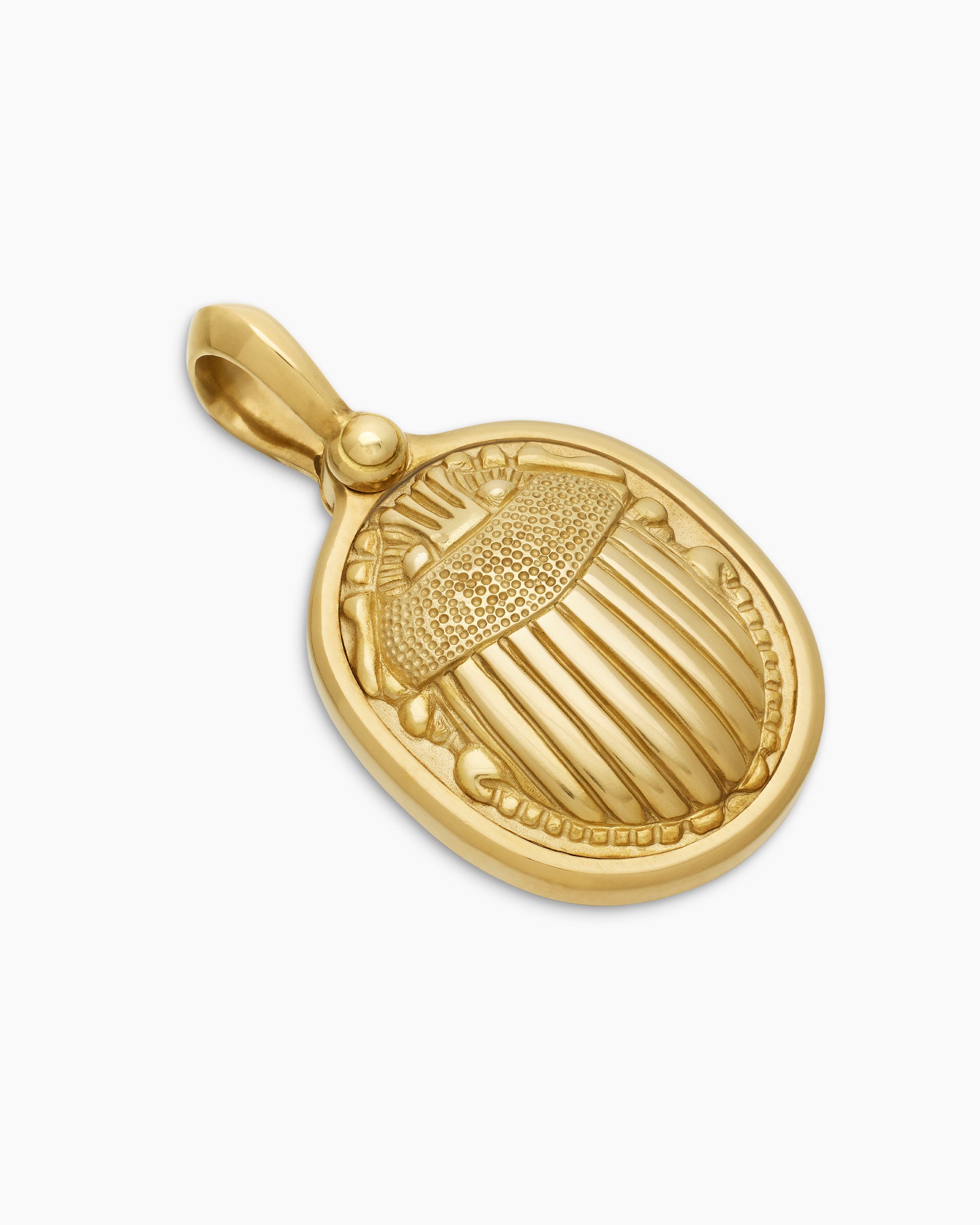 Petrvs Scarab Amulet in 18K Yellow Gold, 24mm - Image 3