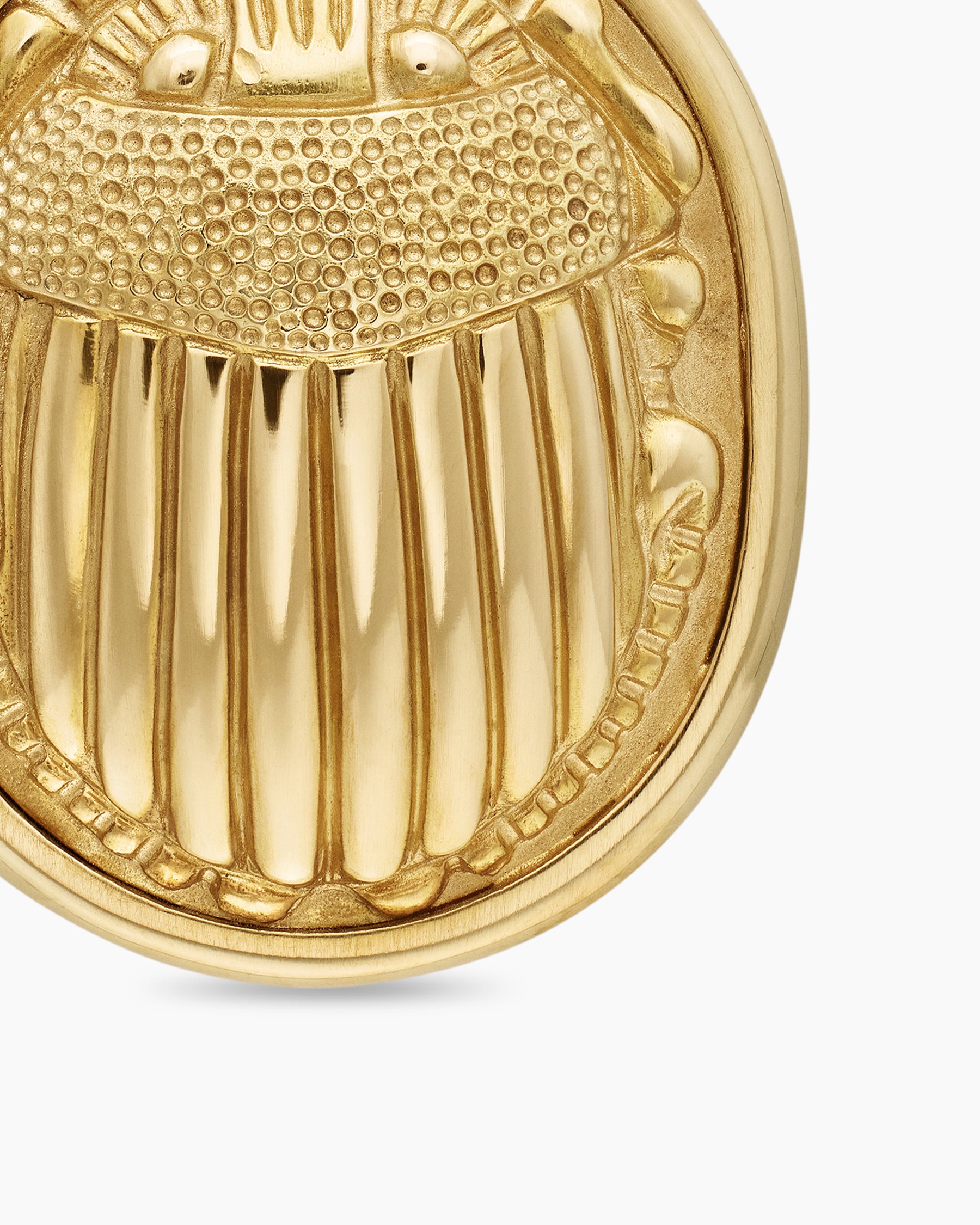 Petrvs Scarab Amulet in 18K Yellow Gold, 24mm - Image 5