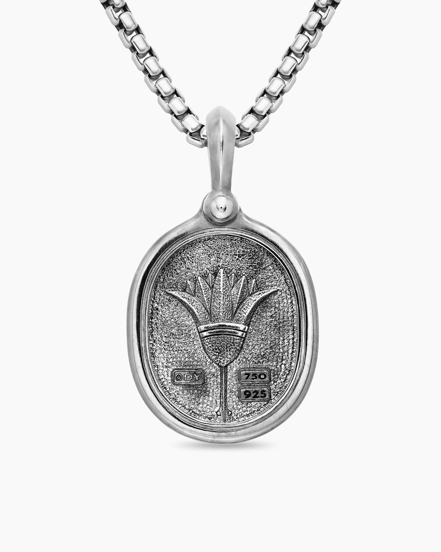 Petrvs Scarab Amulet in Sterling Silver with 18K Yellow Gold, 24mm - Image 4