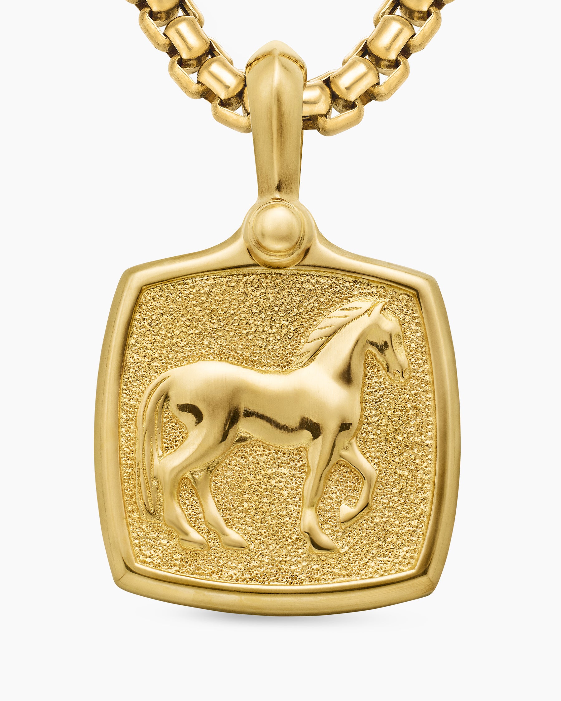 Petrvs Horse Amulet in 18K Yellow Gold, 19mm - Image 5
