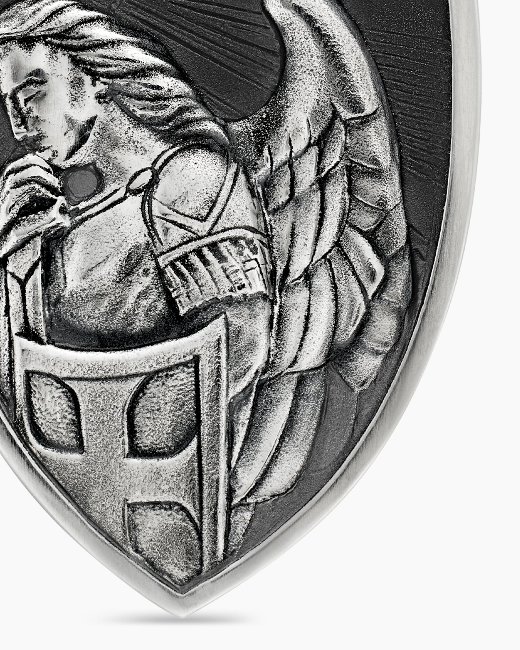 St. Michael Amulet in Sterling Silver, 26mm - Image 5