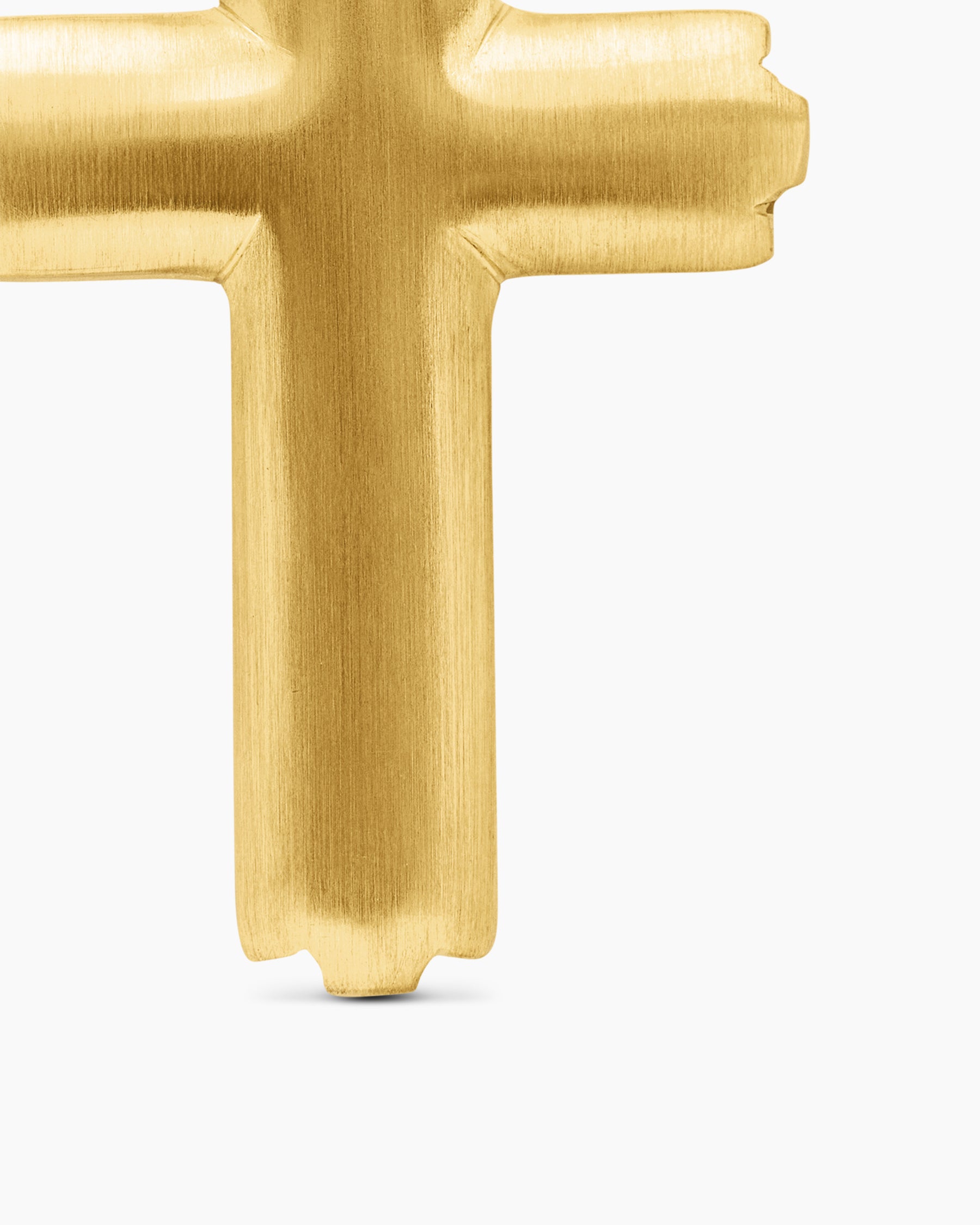 Cross Pendant in 18K Yellow Gold, 34mm - Image 6