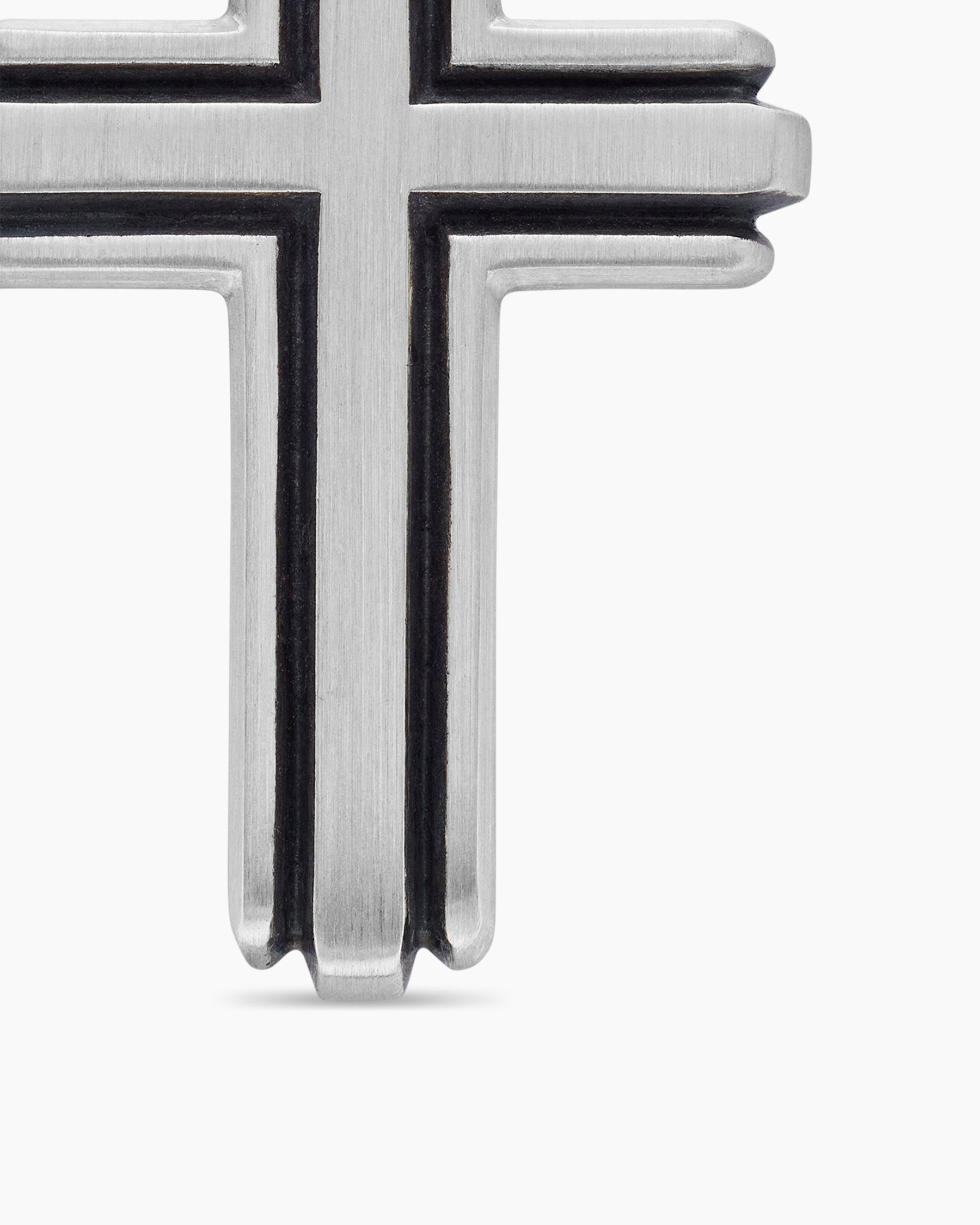 Cross Pendant in Sterling Silver, 34mm - Image 5