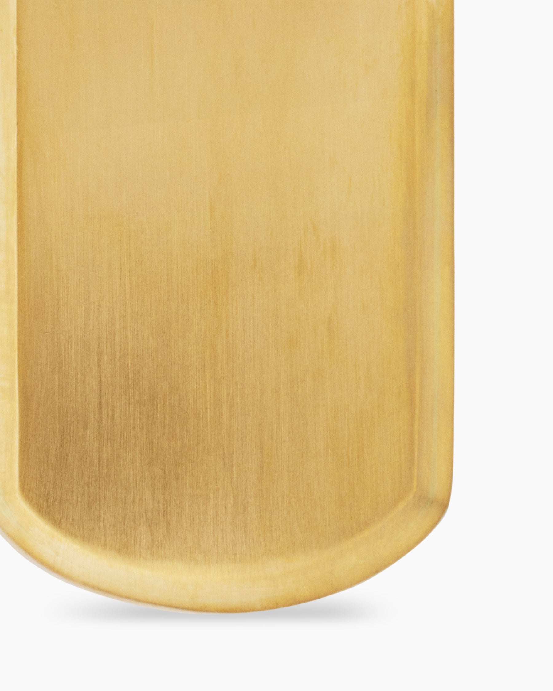 Chevron Tag in 18K Yellow Gold, 35mm - Image 5
