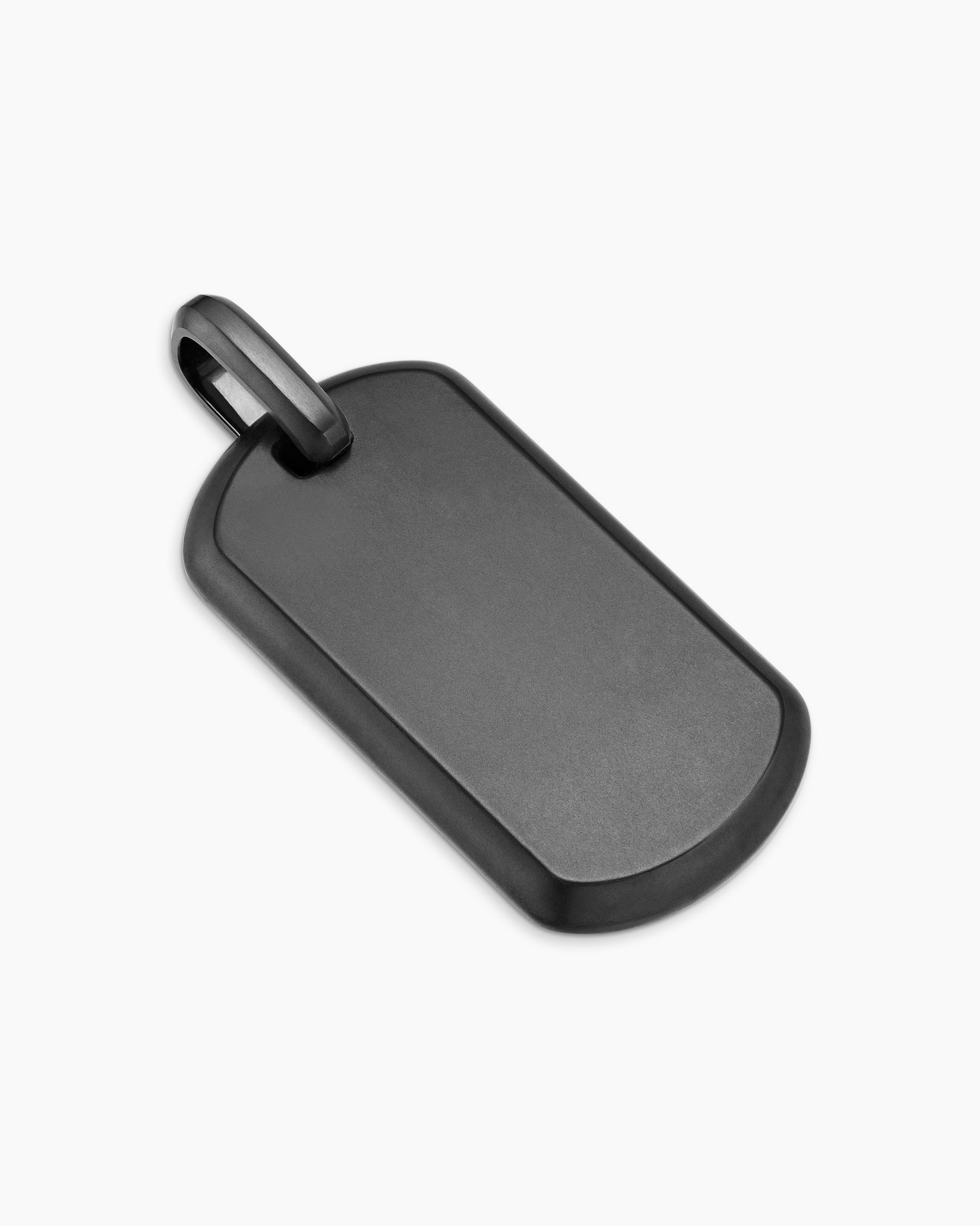 Chevron Tag in Black Titanium, 35mm - Image 3