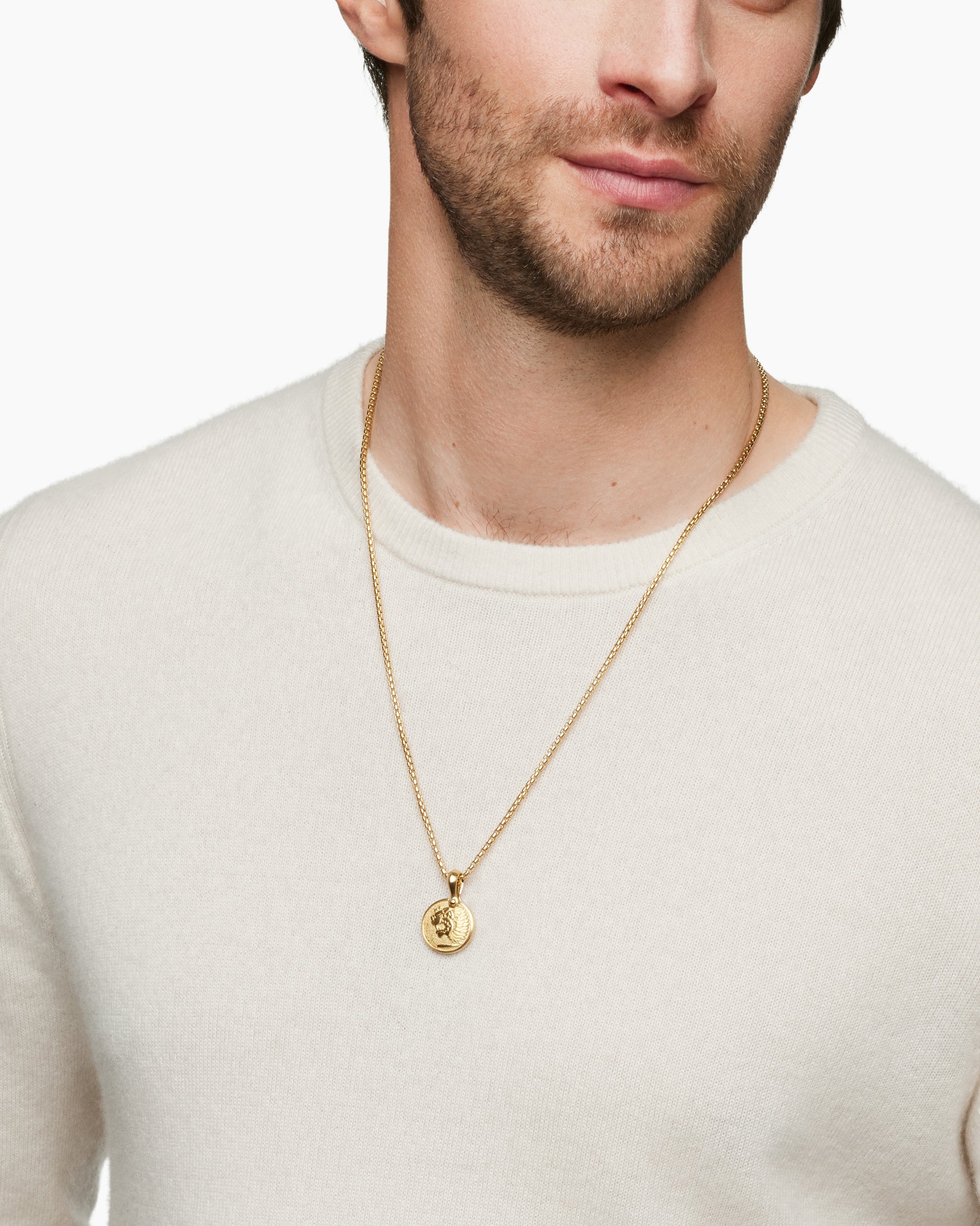 Petrvs Lion Amulet in 18K Yellow Gold, 19.3mm - Image 2