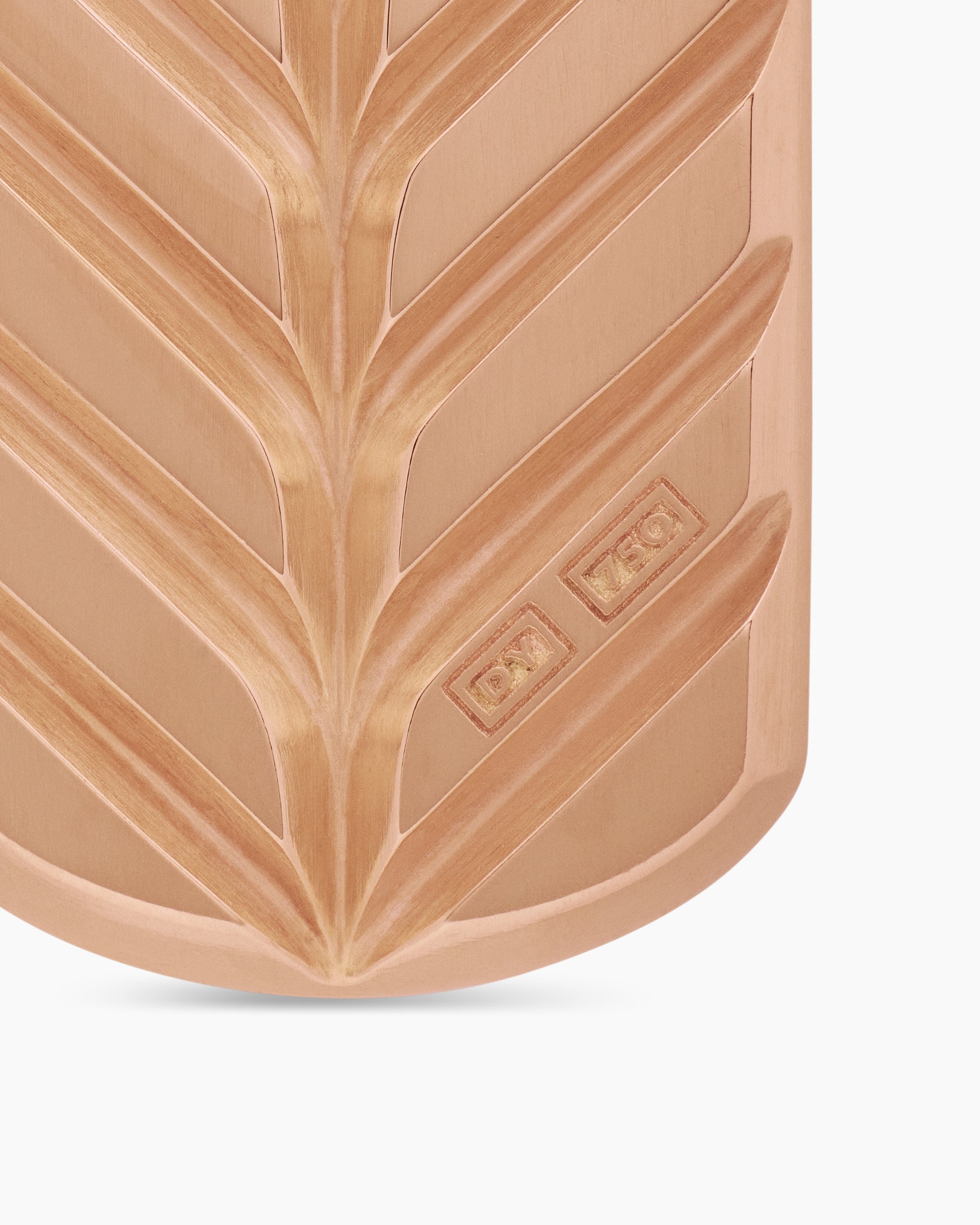 Chevron Tag in 18K Rose Gold, 27mm - Image 6