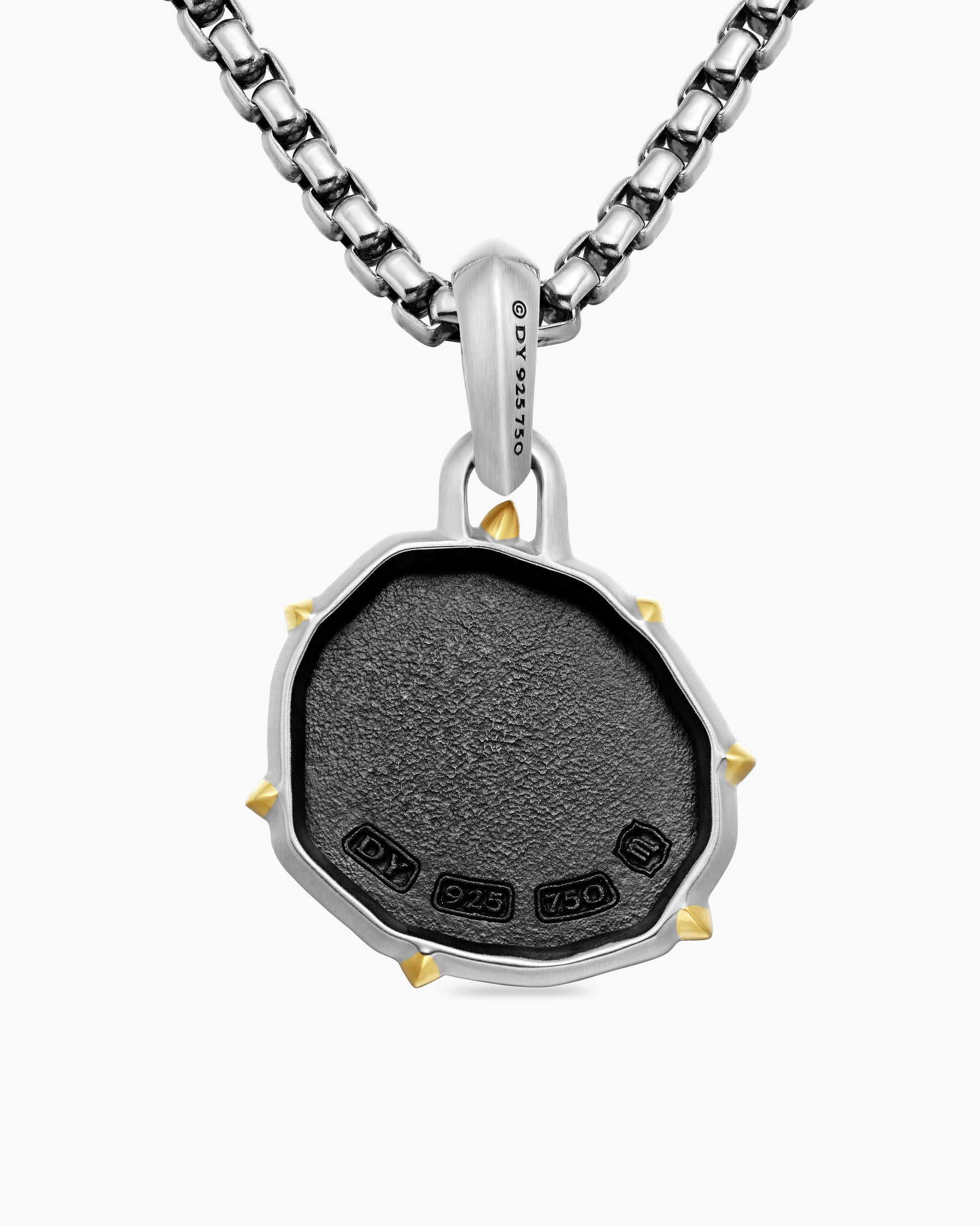Scorpio Amulet in Sterling Silver with 18K Yellow Gold, 23mm - Image 4