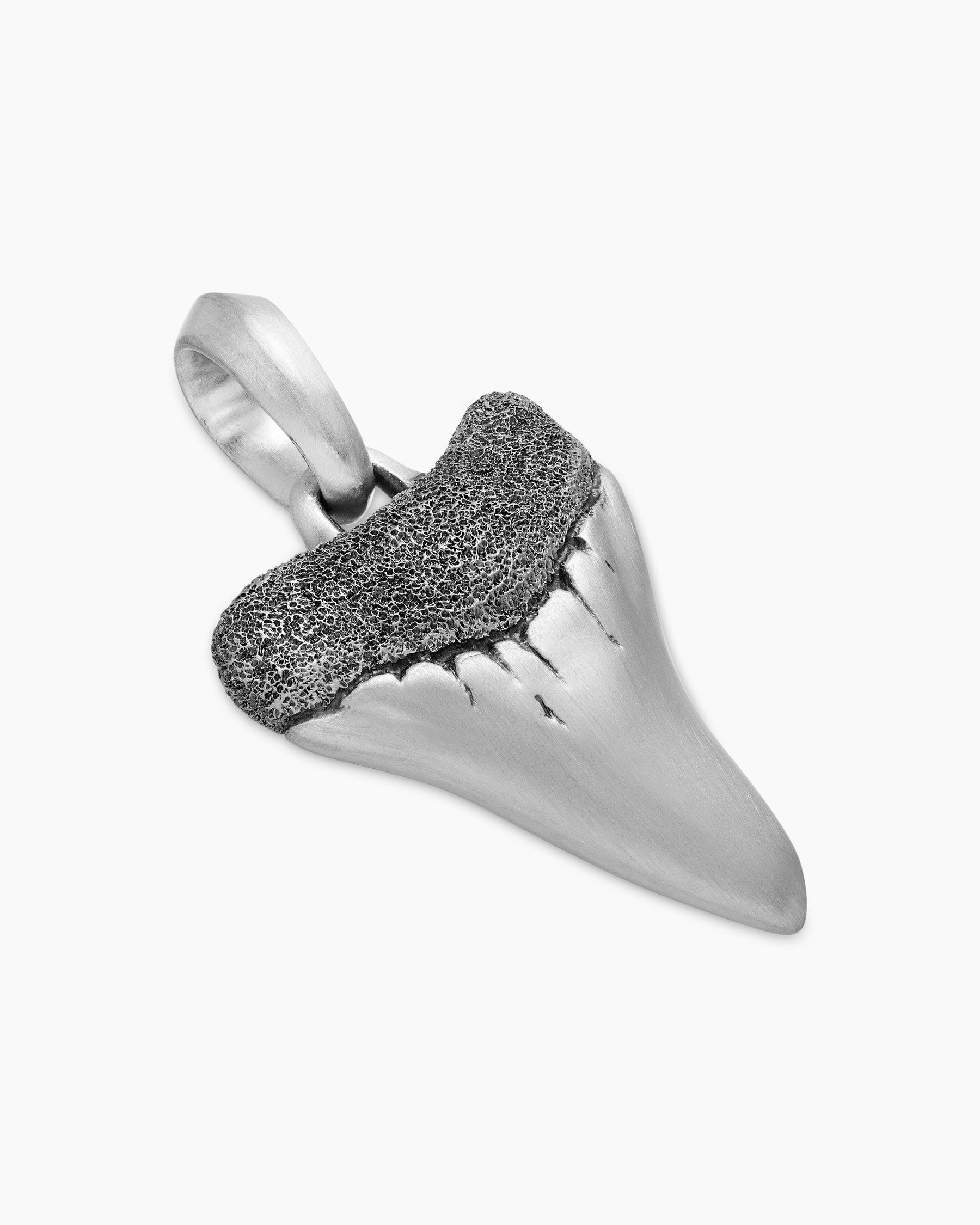 Shark Tooth Amulet in Sterling Silver, 25.8mm - Image 3