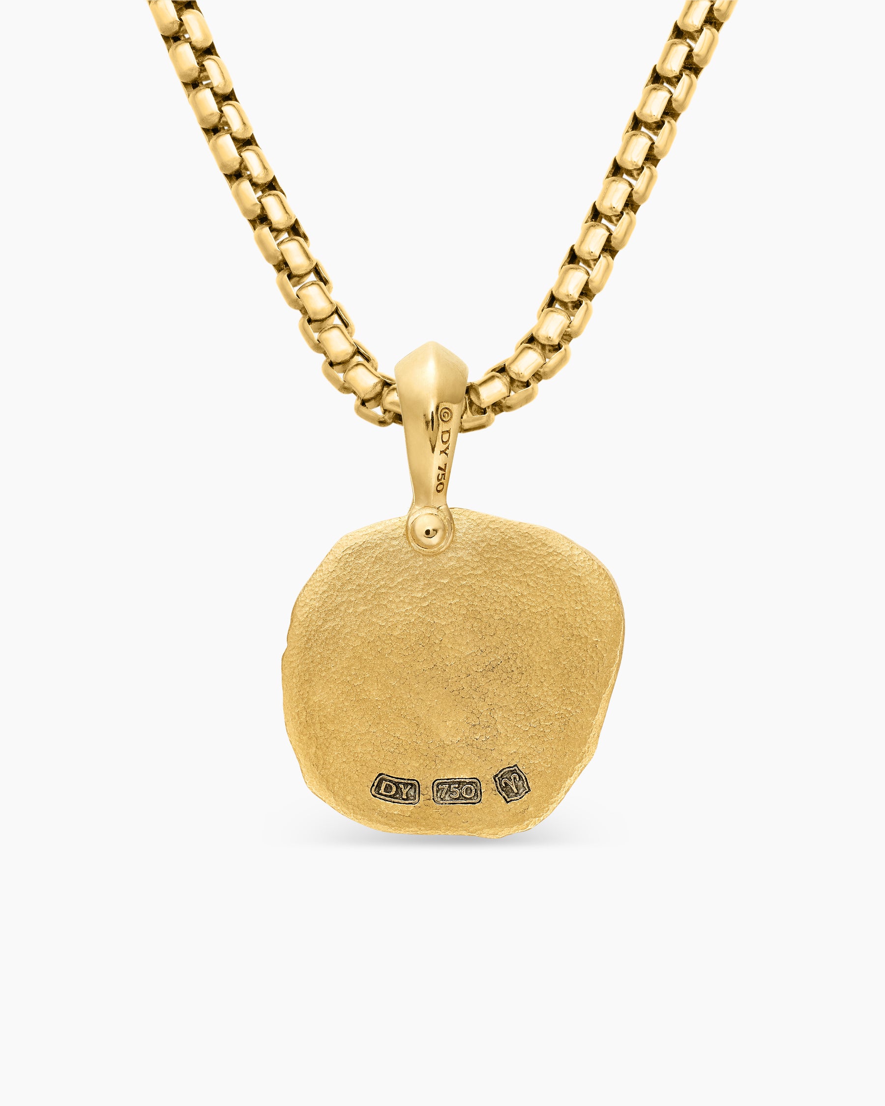 Aries Amulet in 18K Yellow Gold, 17mm - Image 4