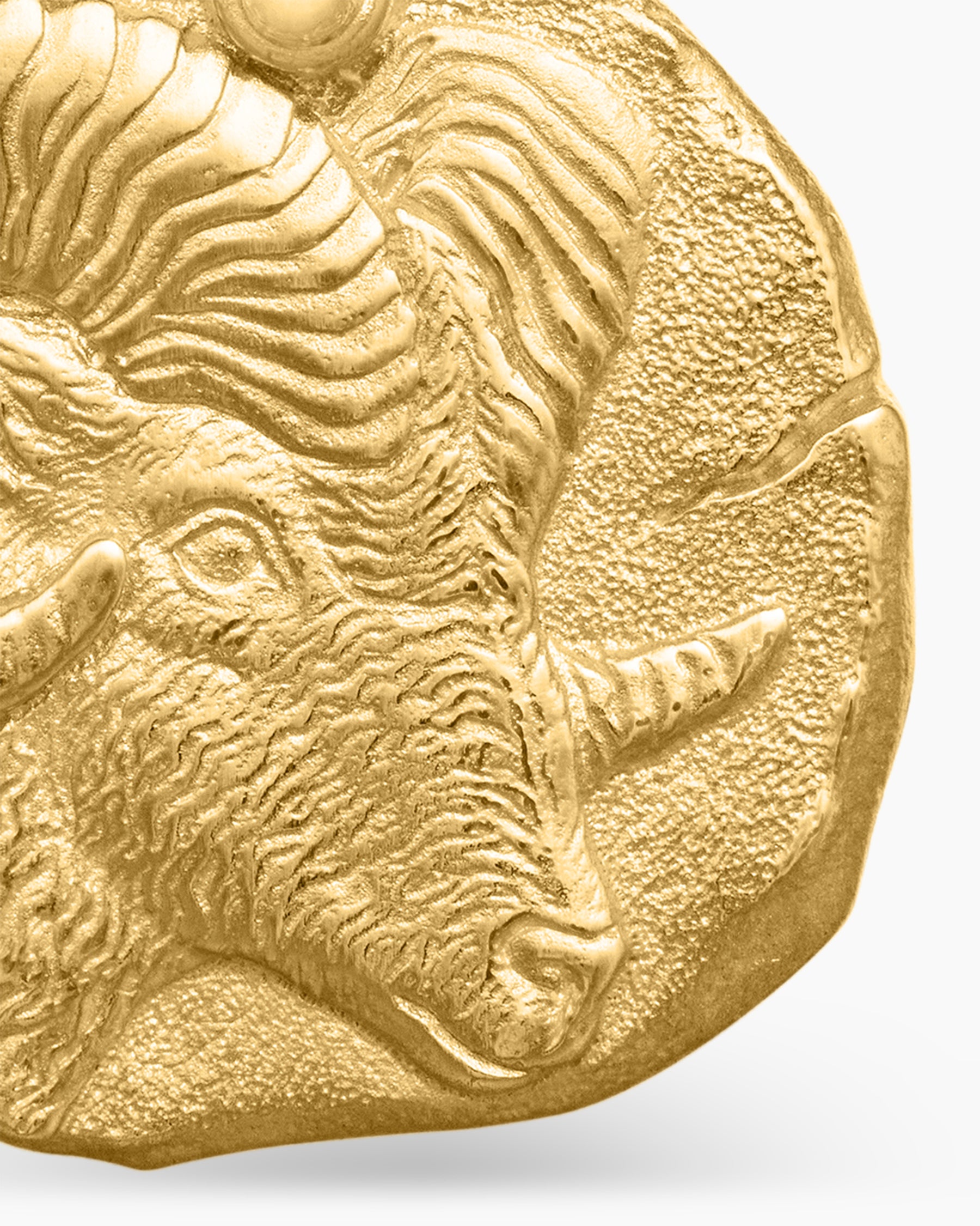 Aries Amulet in 18K Yellow Gold, 17mm - Image 5