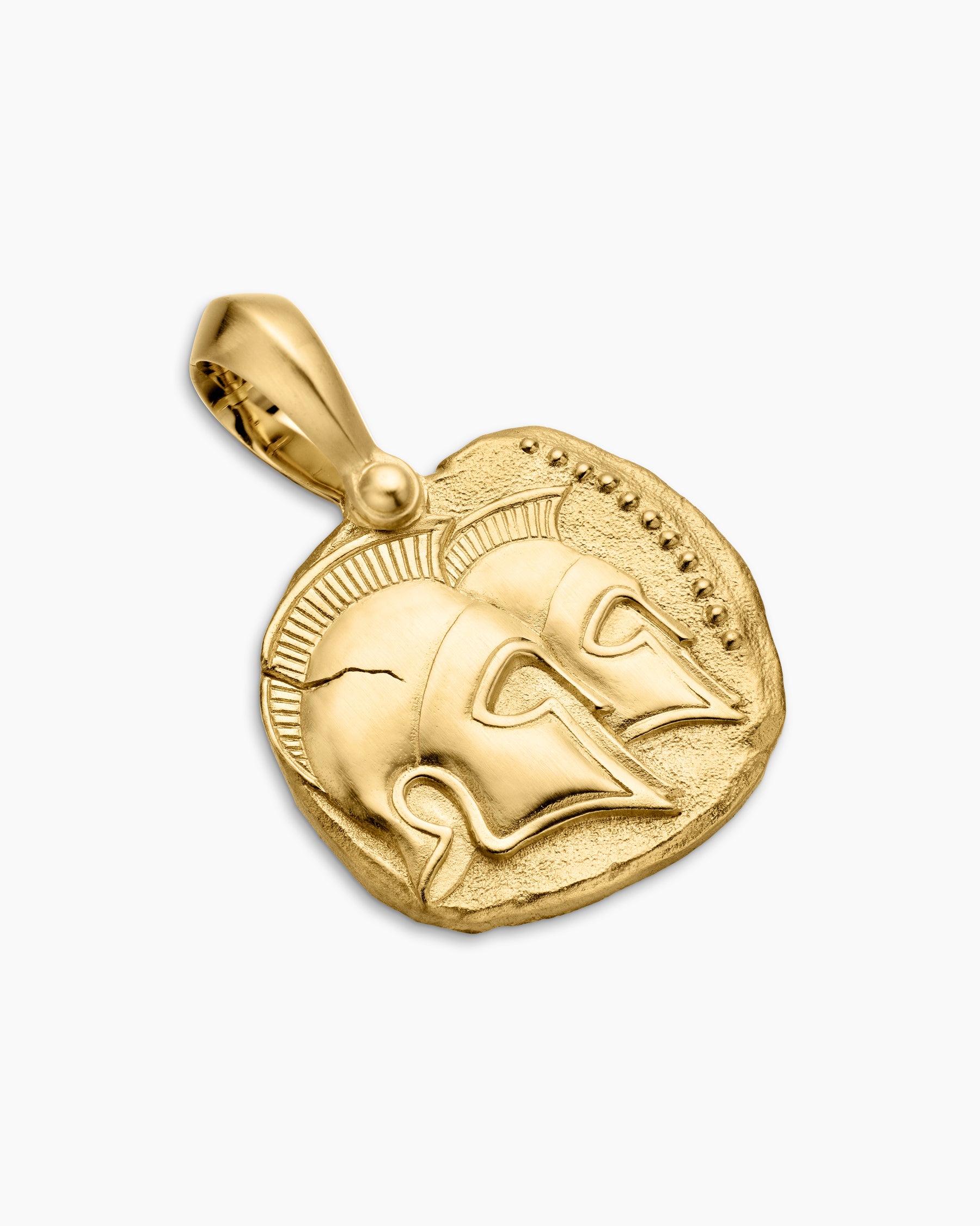 Gemini Amulet in 18K Yellow Gold, 17mm - Image 3