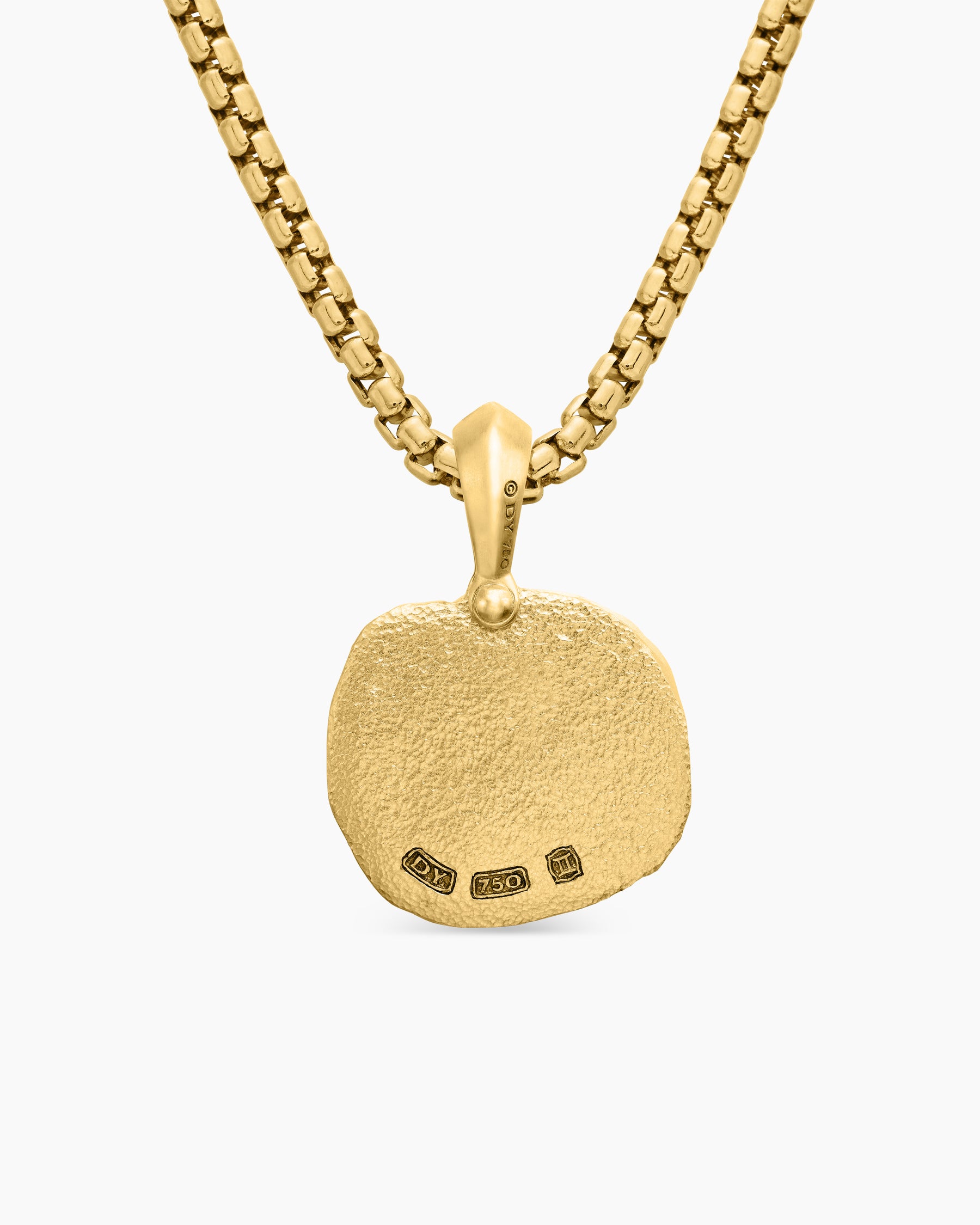 Gemini Amulet in 18K Yellow Gold, 17mm - Image 4