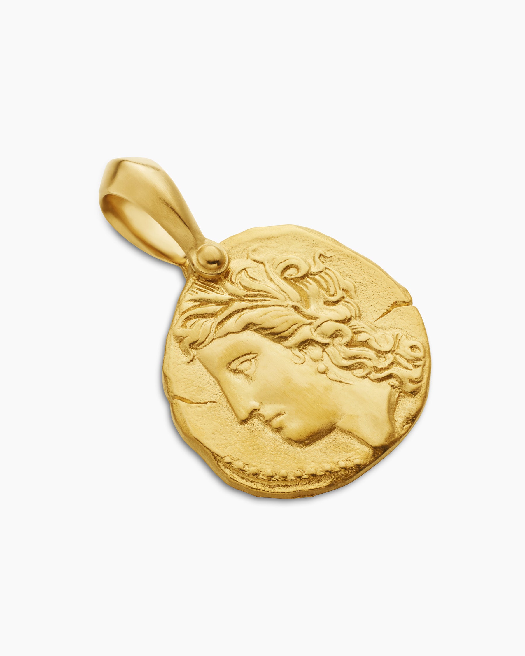 Virgo Amulet in 18K Yellow Gold, 17mm - Image 3