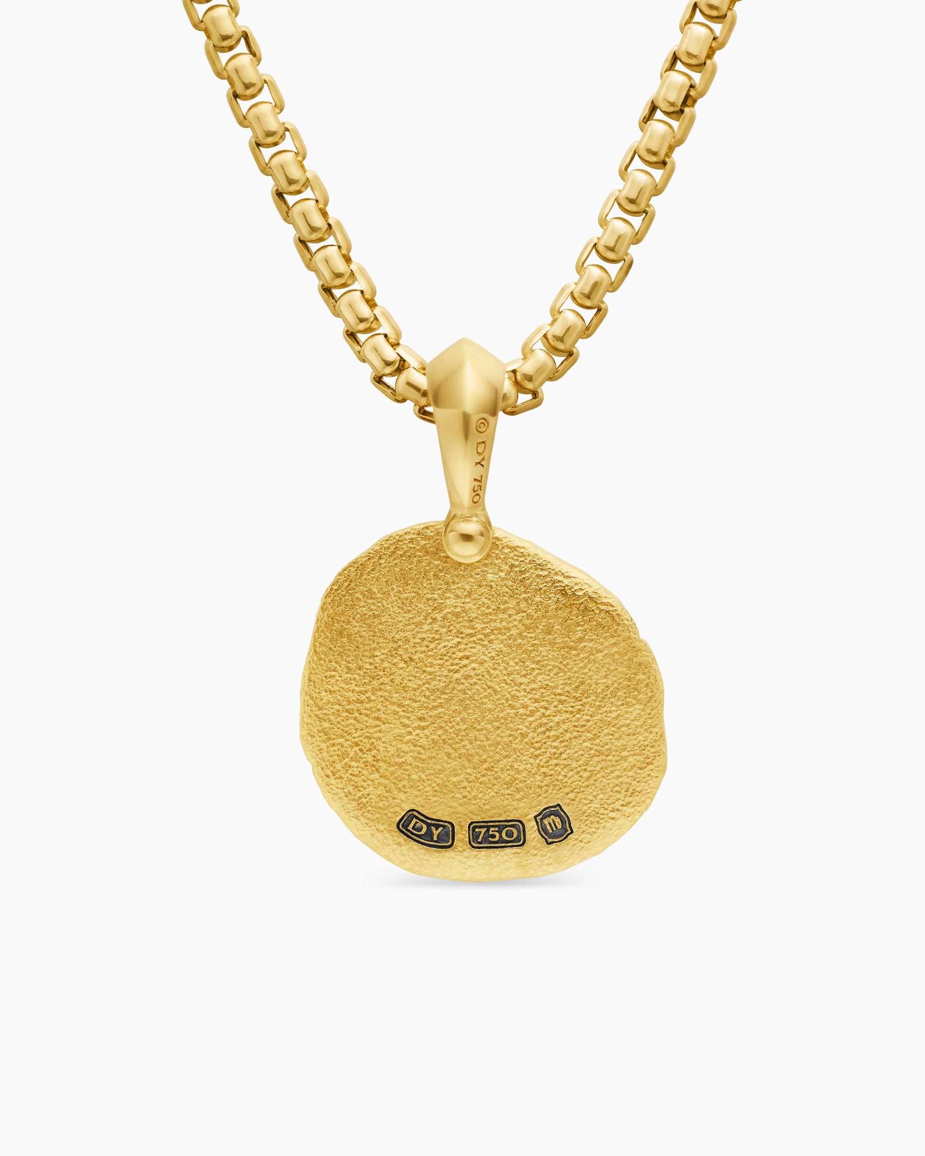 Virgo Amulet in 18K Yellow Gold, 17mm - Image 4