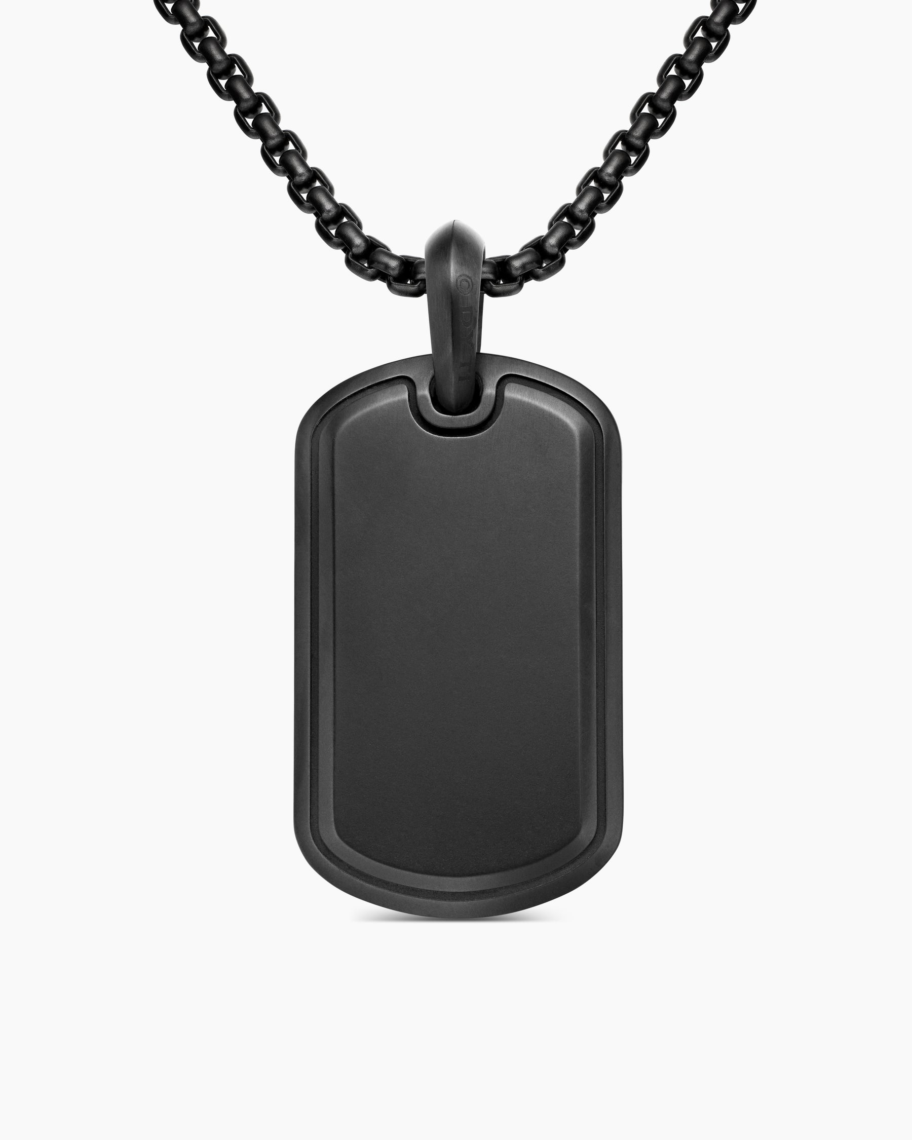 Sculpted Cable Tag in Black Titanium, 35mm - Image 4