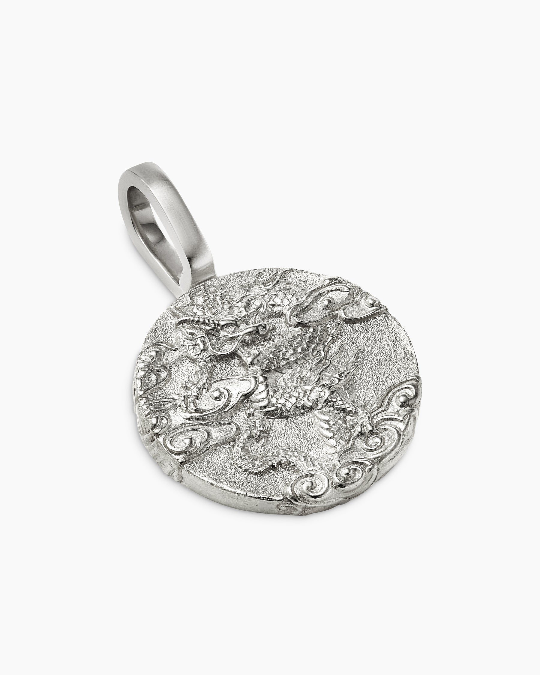 Dragon Amulet in Sterling Silver, 21mm - Image 3
