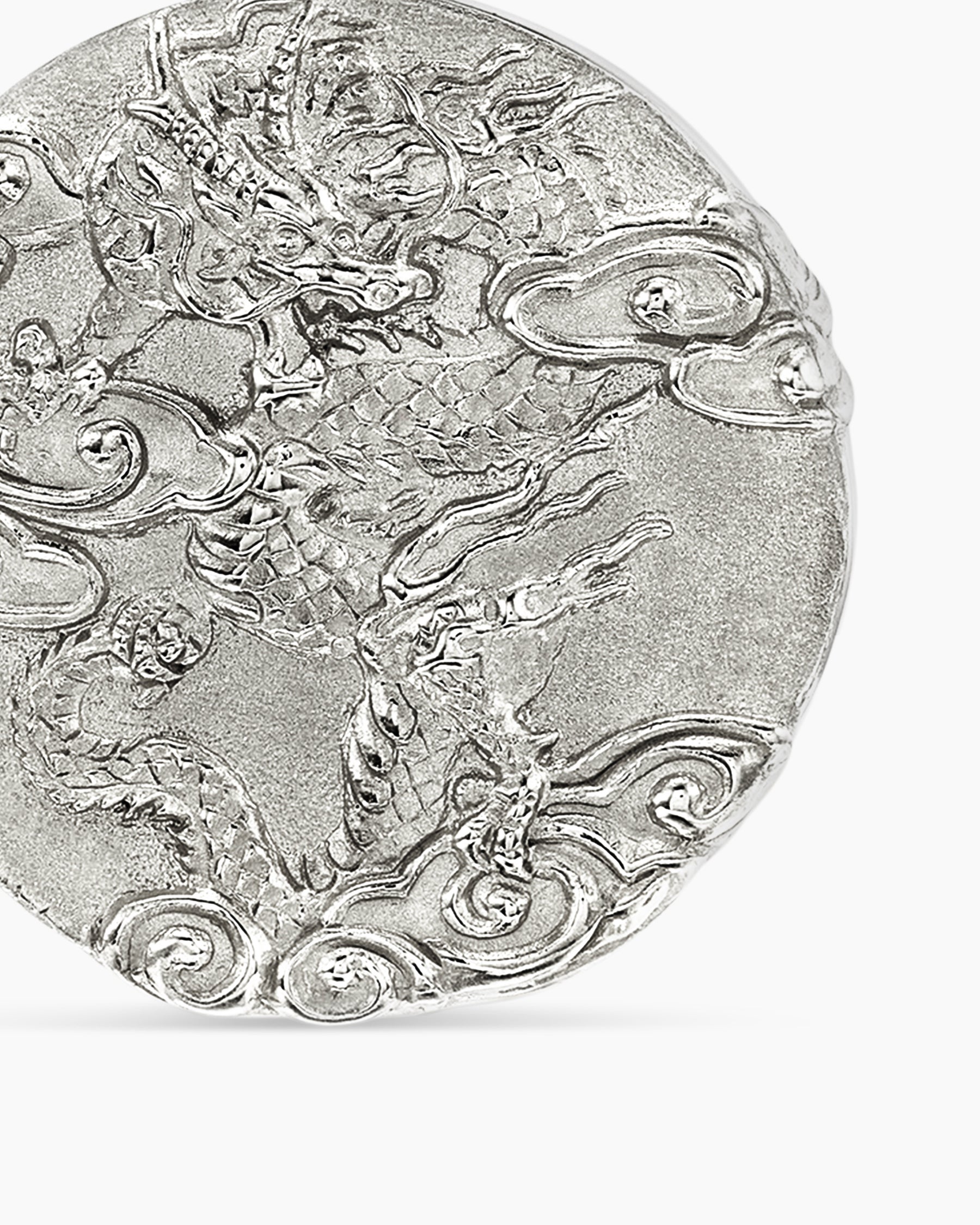 Dragon Amulet in Sterling Silver, 21mm - Image 5