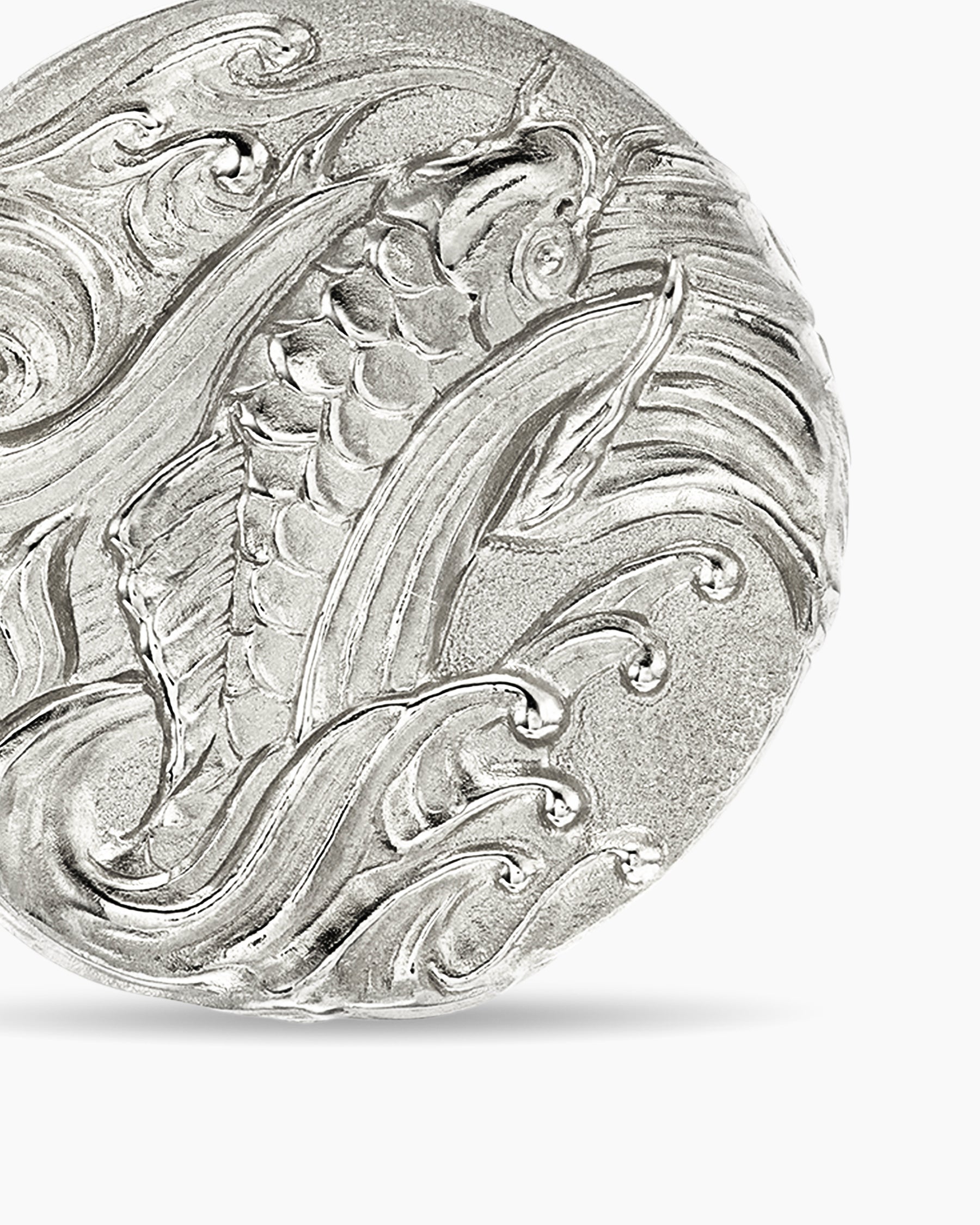 Dragon Amulet in Sterling Silver, 21mm - Image 6