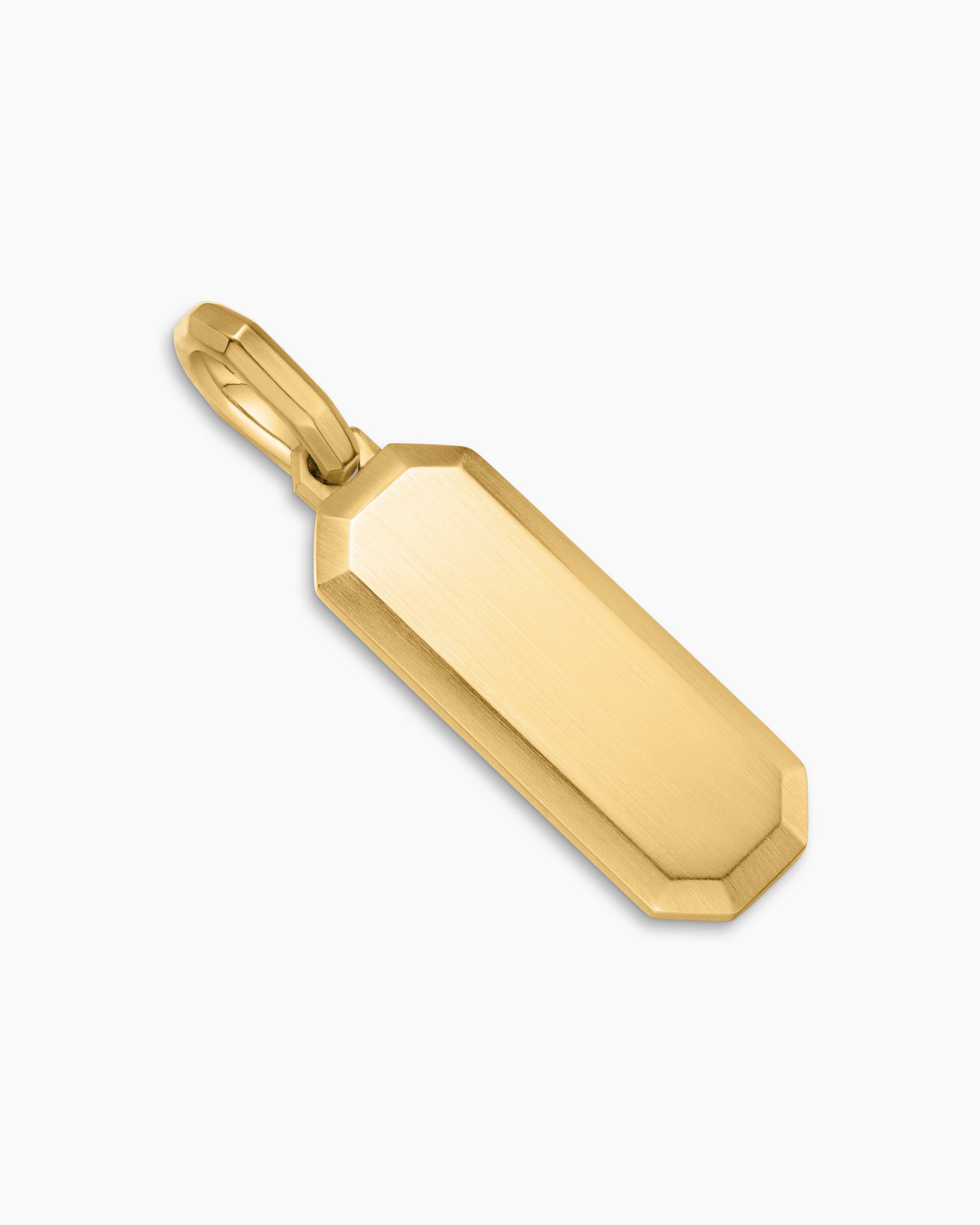 Streamline Amulet in 18K Yellow Gold, 28mm - Image 3