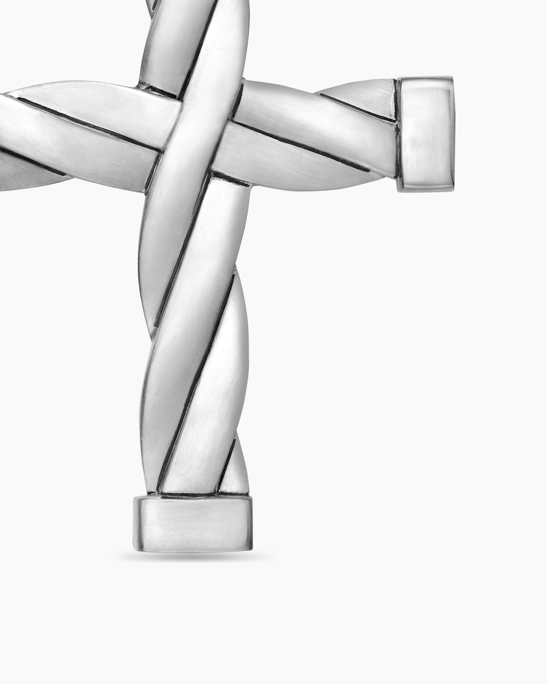 DY Helios Cross Pendant in Sterling Silver, 36mm - Image 5