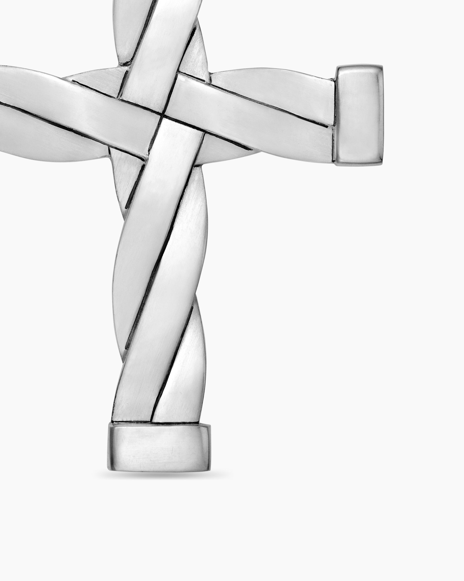 DY Helios Cross Pendant in Sterling Silver, 36mm - Image 6