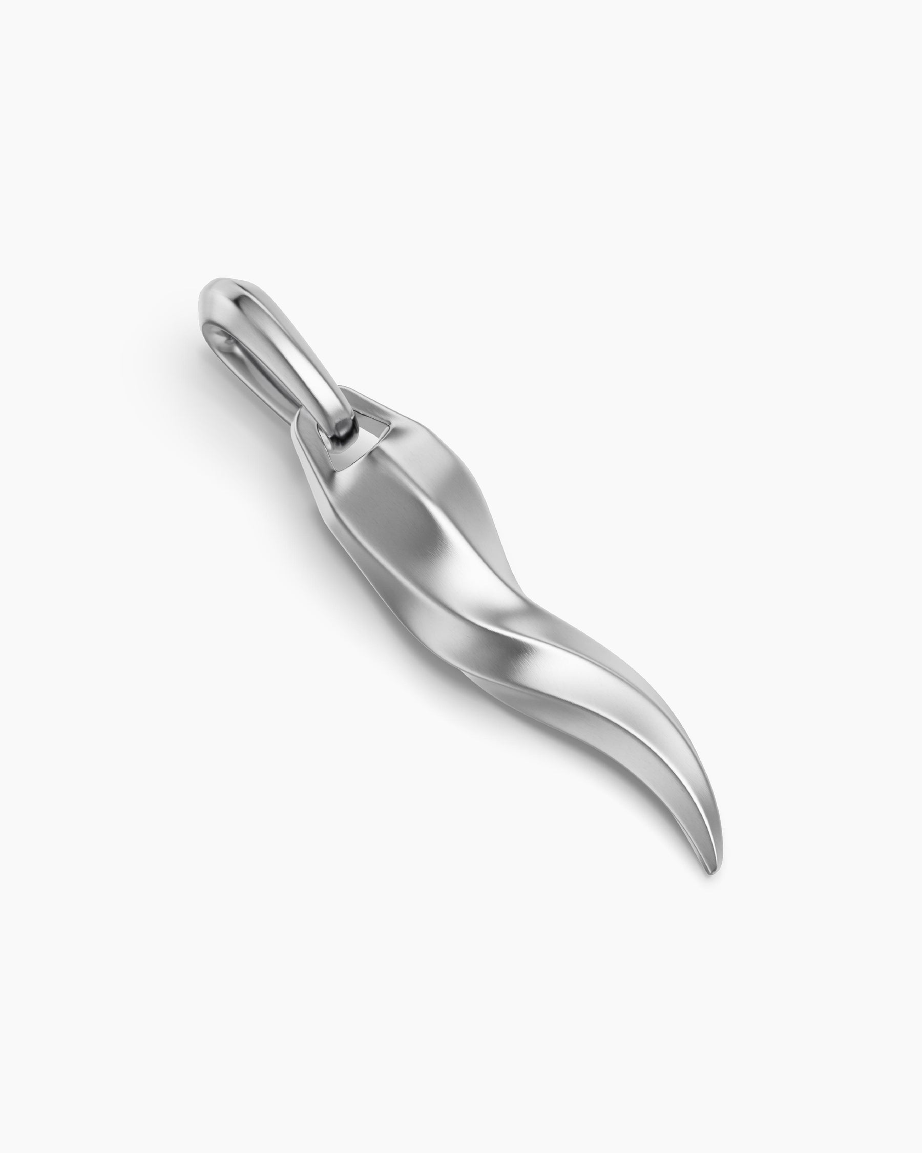 Cornicello Amulet in Sterling Silver, 30.6mm - Image 3