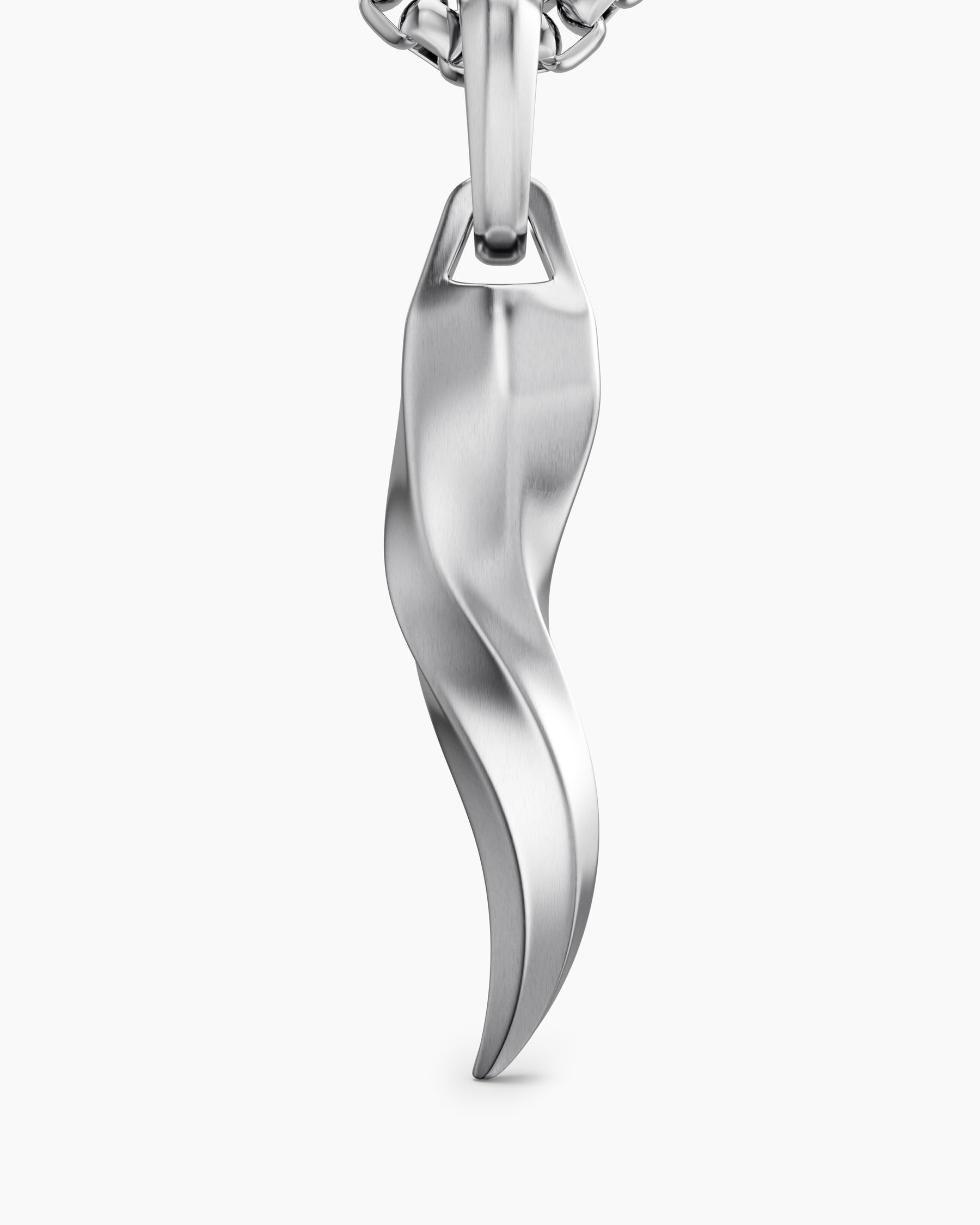 Cornicello Amulet in Sterling Silver, 30.6mm - Image 5