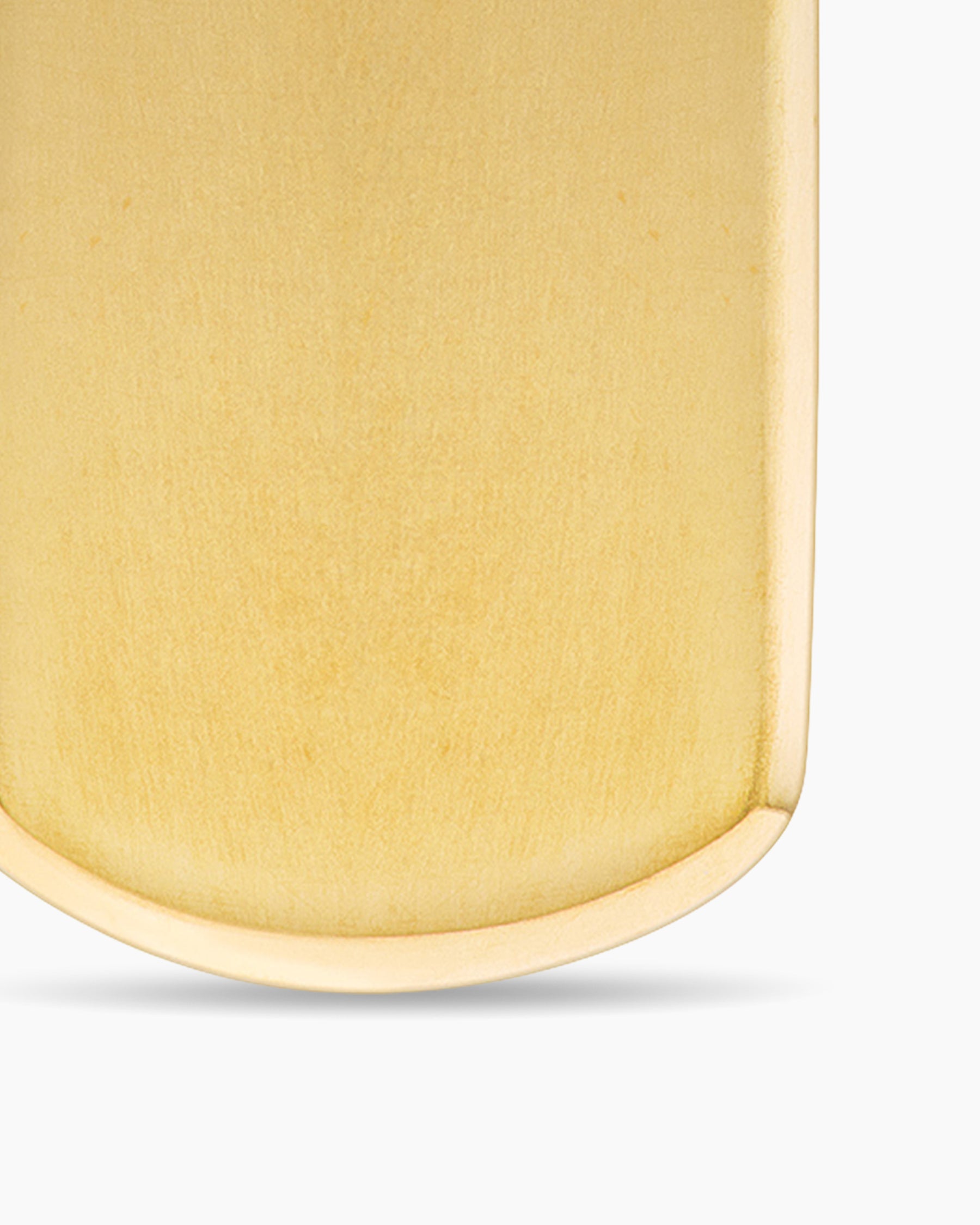 Chevron Tag in 18K Yellow Gold, 21mm - Image 5