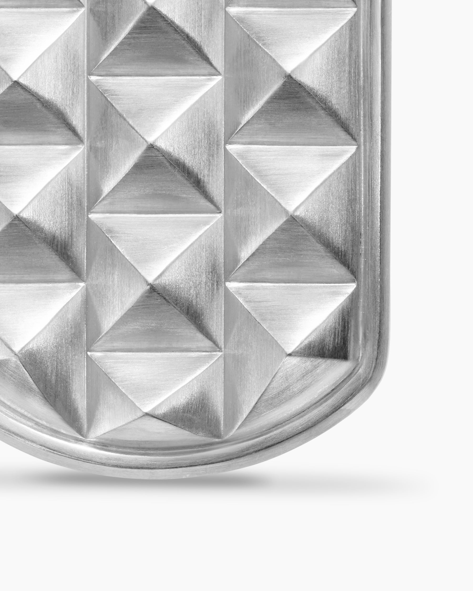 Pyramid Tag in Sterling Silver, 35mm - Image 5