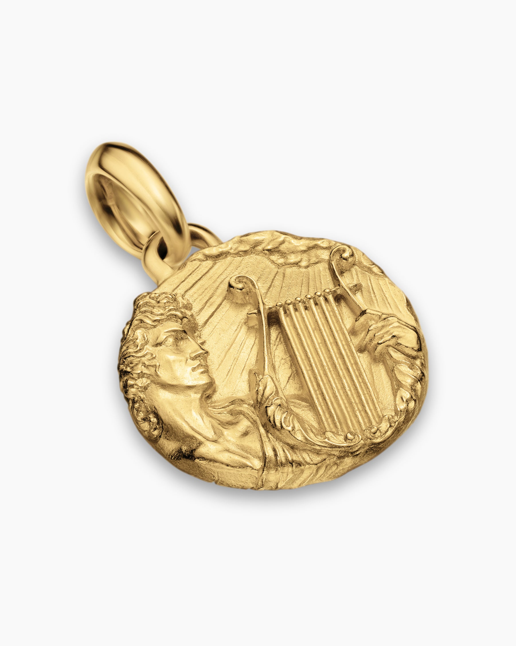 Alternative view of Apollo Amulet in 18K Yellow Gold, 24mm