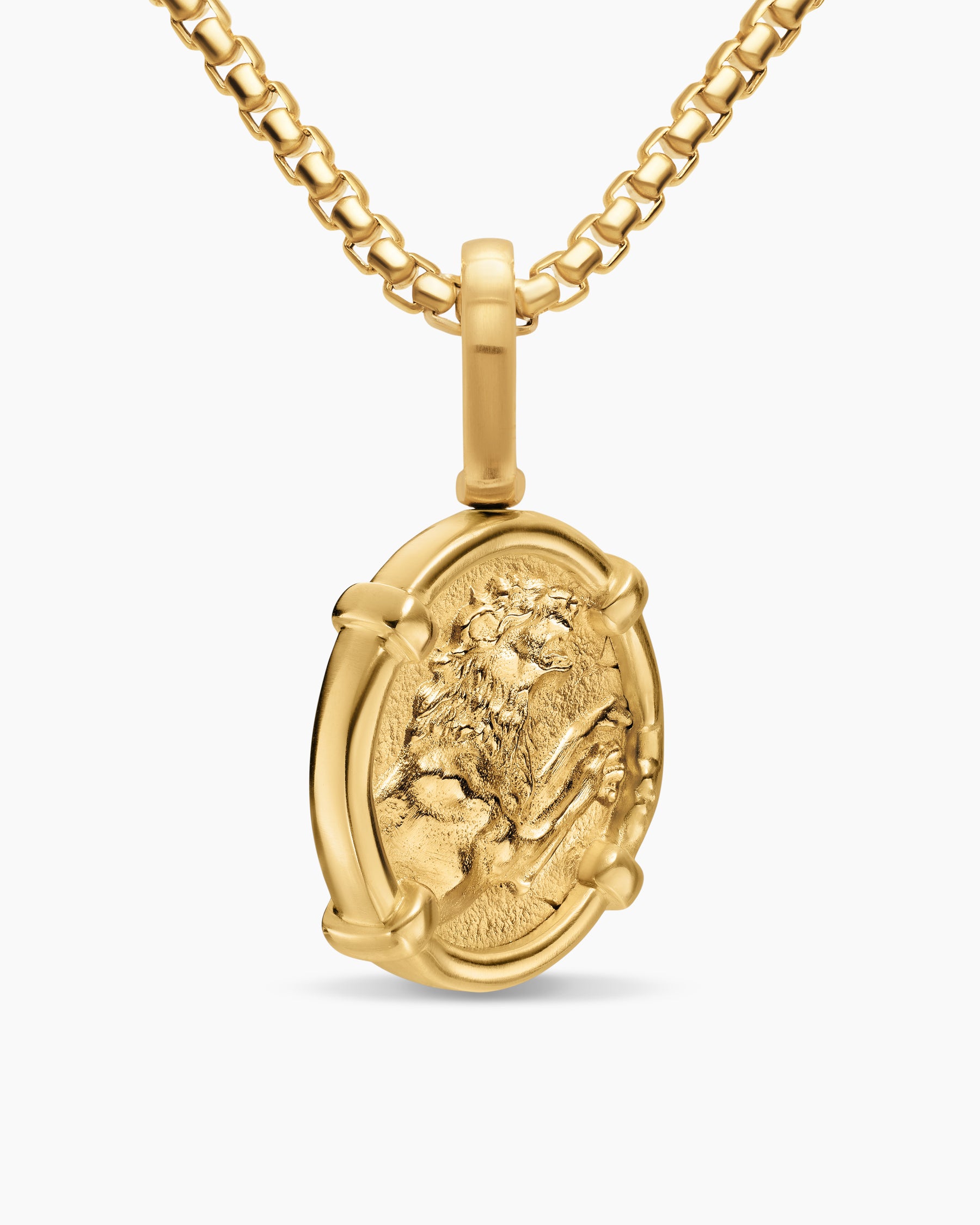 Alexander the Great Amulet in 18K Yellow Gold, 20.5mm - Image 5