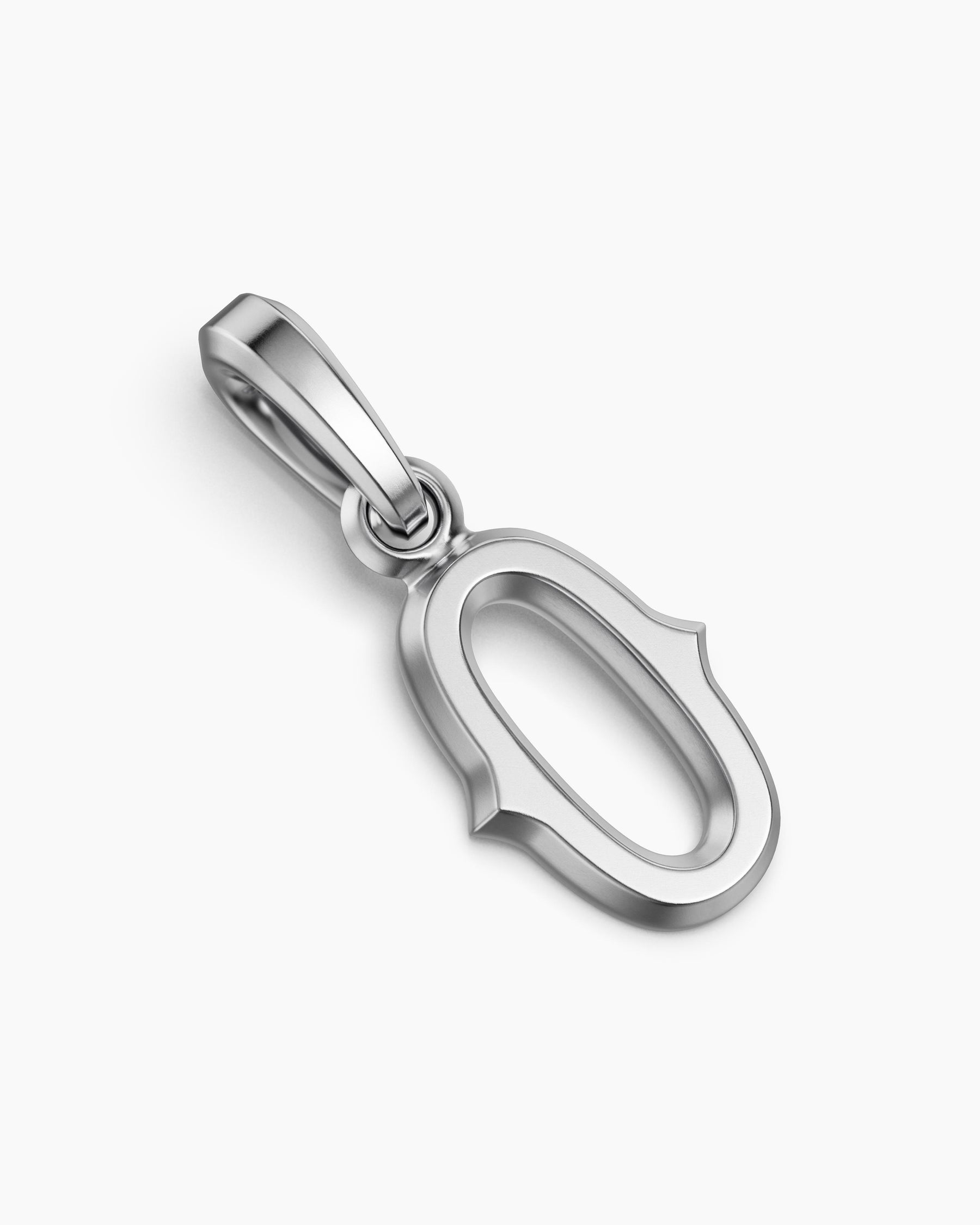 Number Zero Amulet in Sterling Silver, 18.6mm - Image 3