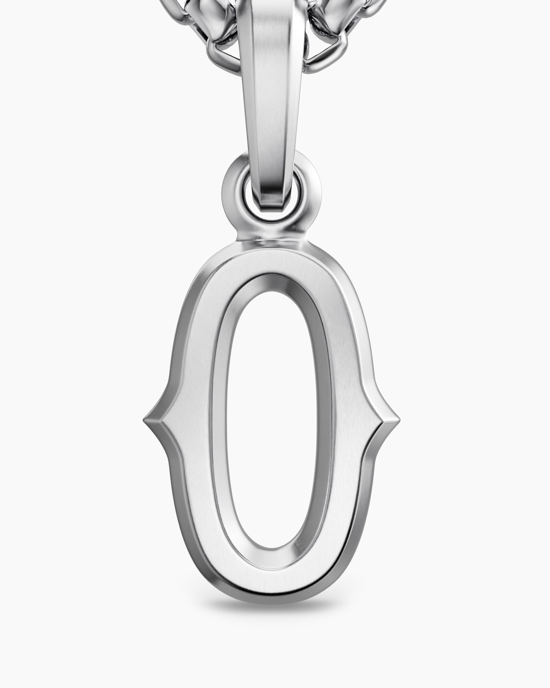 Number Zero Amulet in Sterling Silver, 18.6mm - Image 5