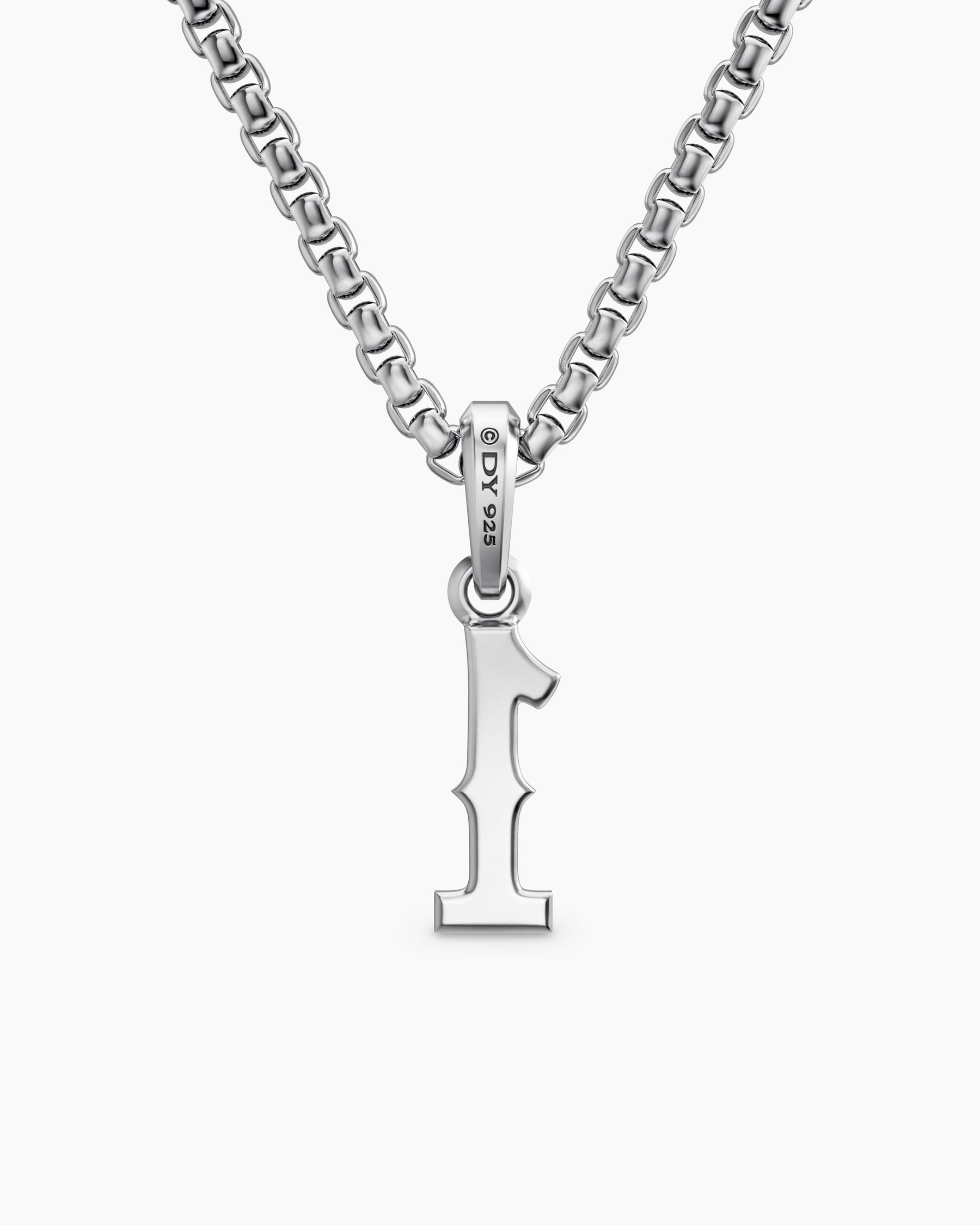 Number One Amulet in Sterling Silver, 18.6mm - Image 4