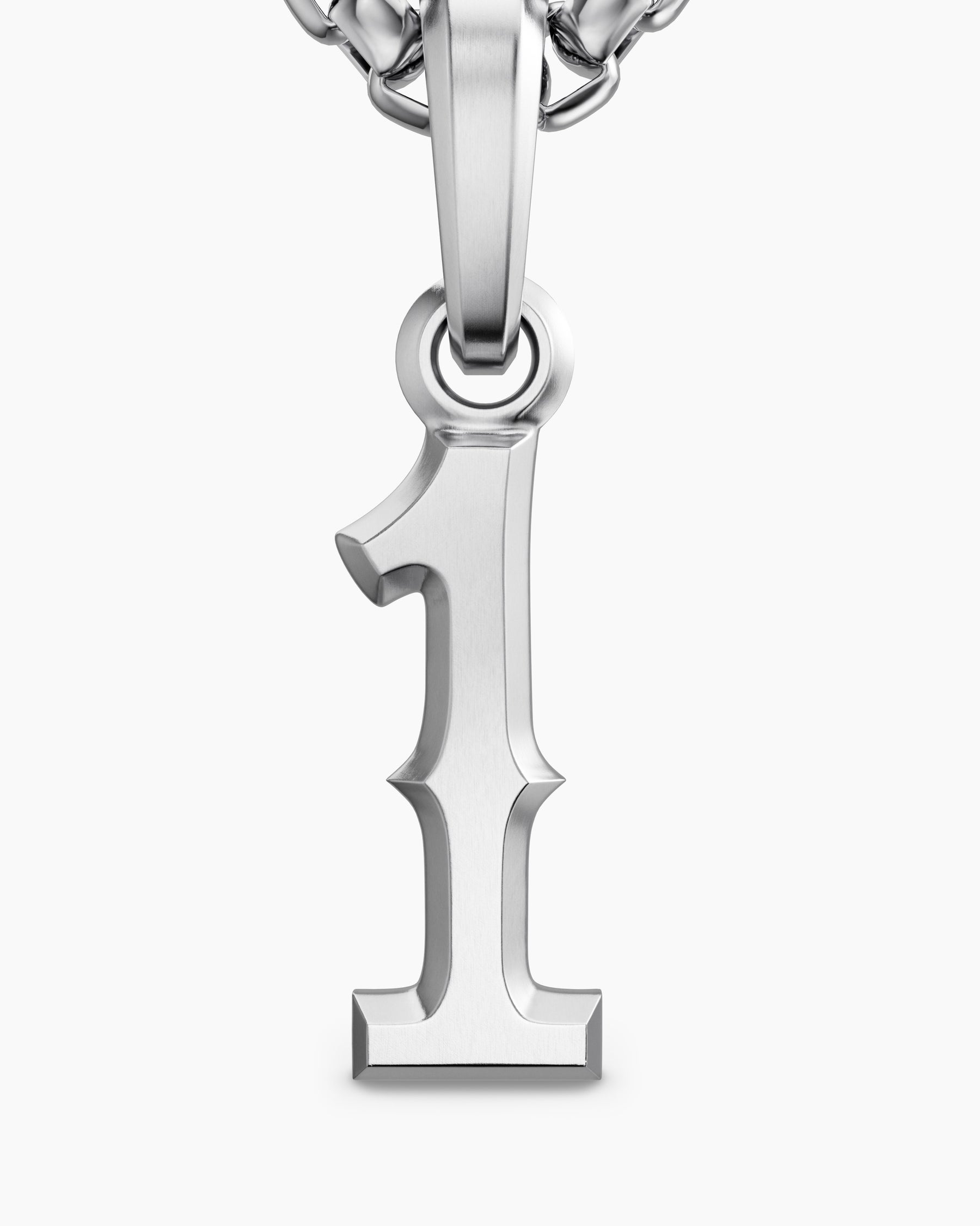 Number One Amulet in Sterling Silver, 18.6mm - Image 5