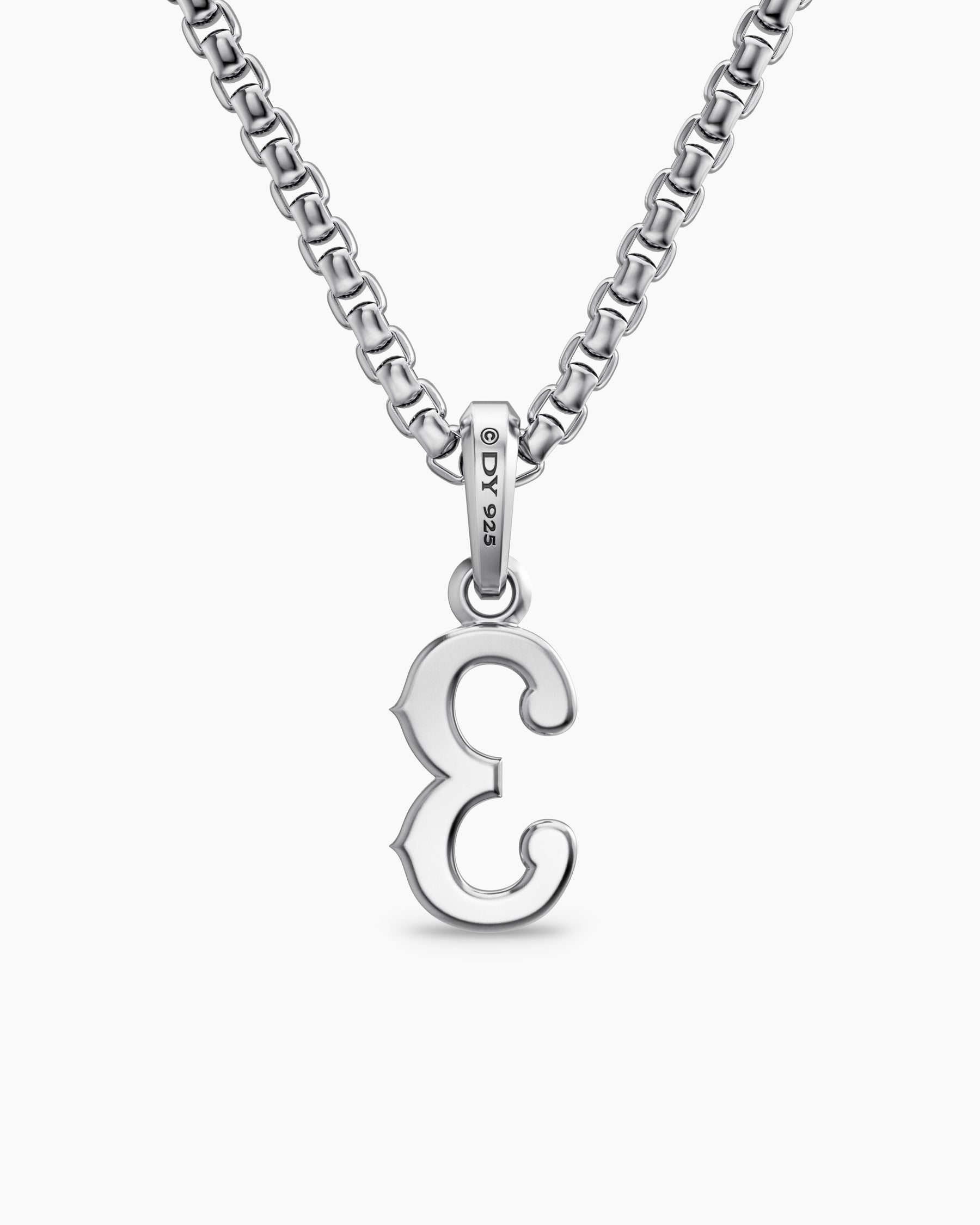 Number Three Amulet in Sterling Silver, 18.6mm - Image 4