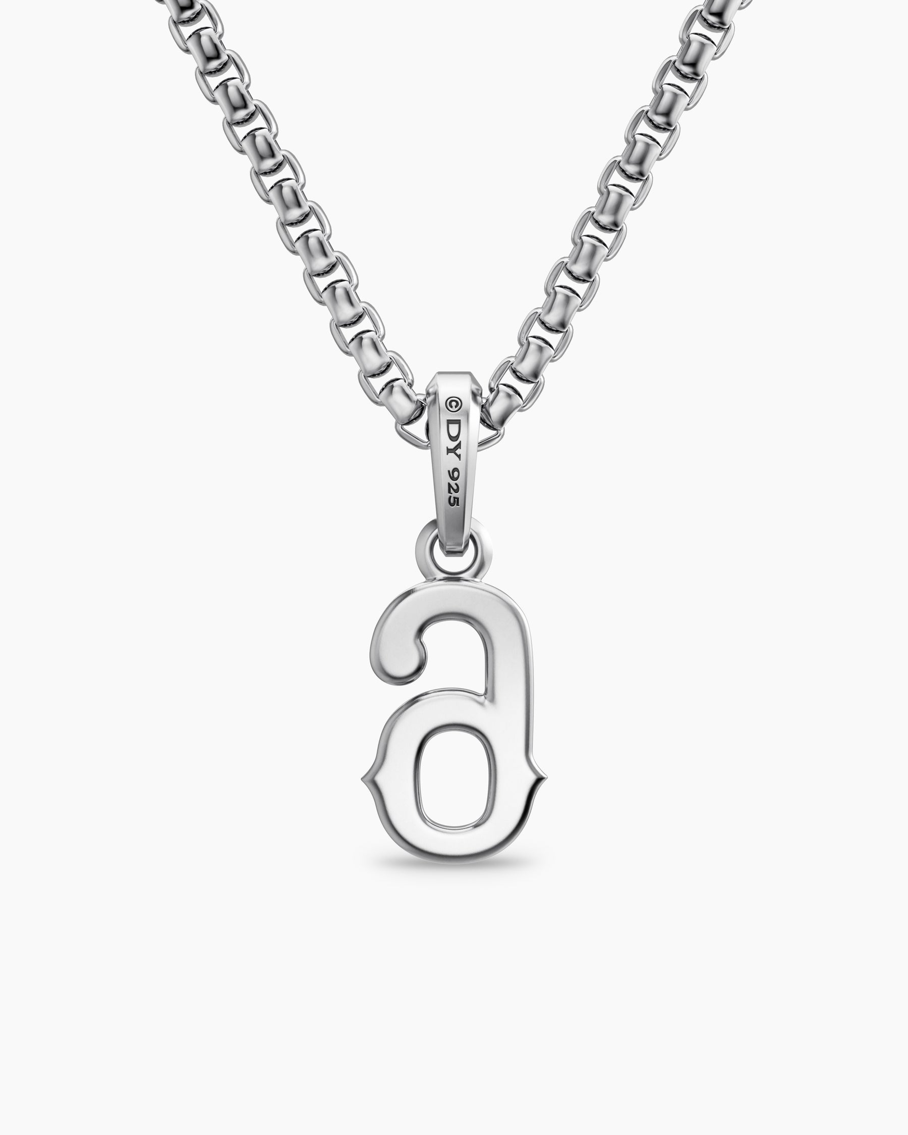 Number Six Amulet in Sterling Silver, 18.6mm - Image 4
