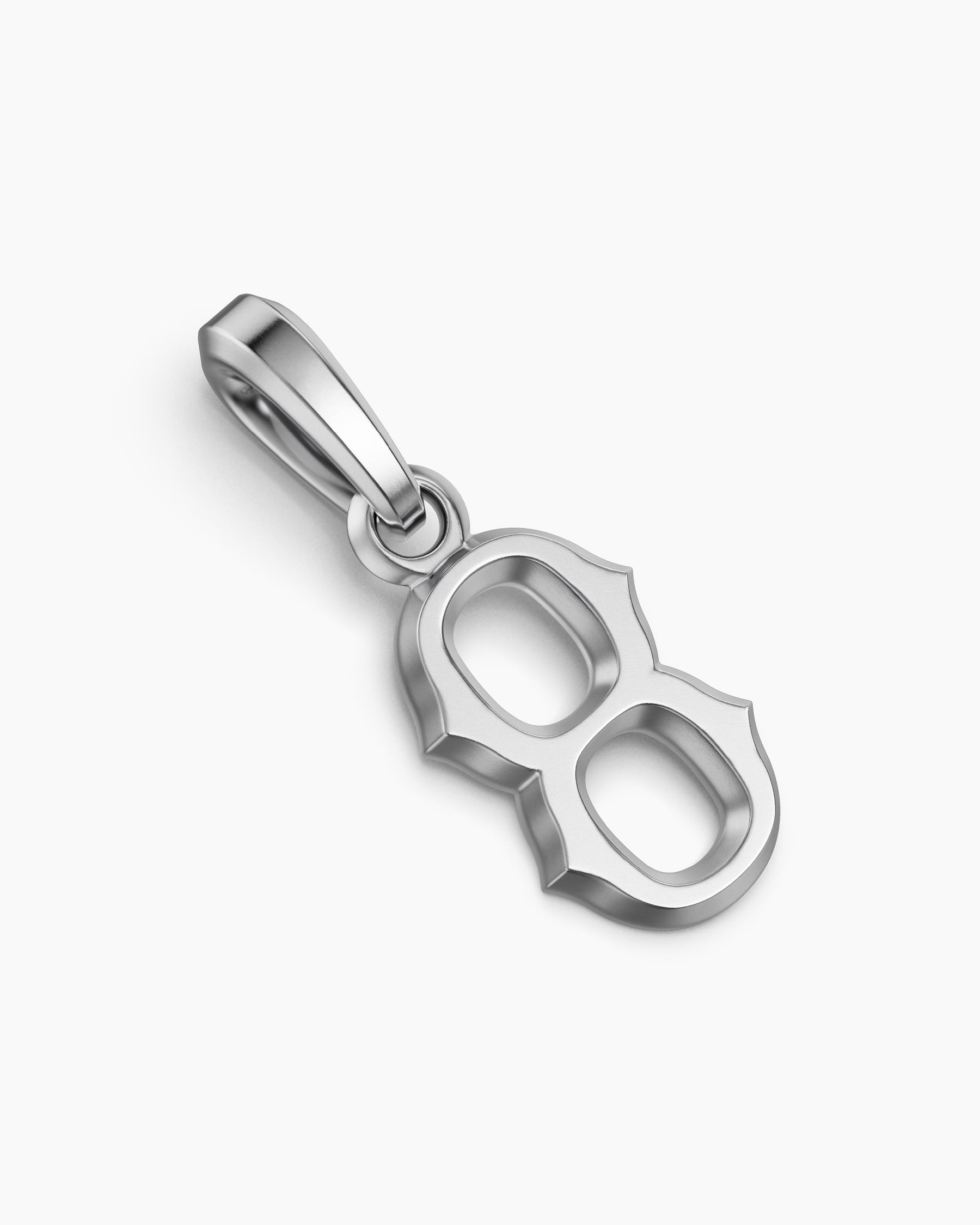 Number Eight Amulet in Sterling Silver, 18.6mm - Image 3